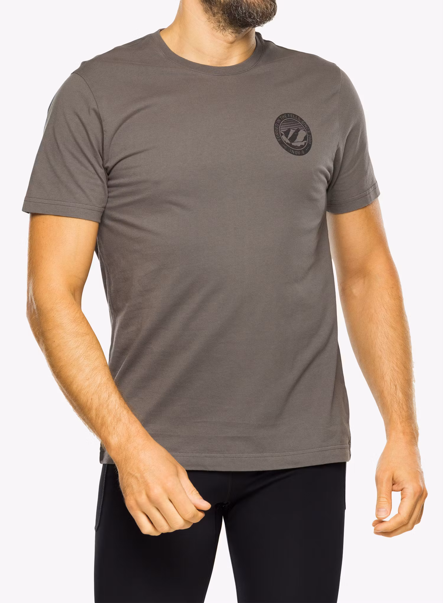Tričko s potiskem Inov-8 Graphic Tee SS 2003 - grey
