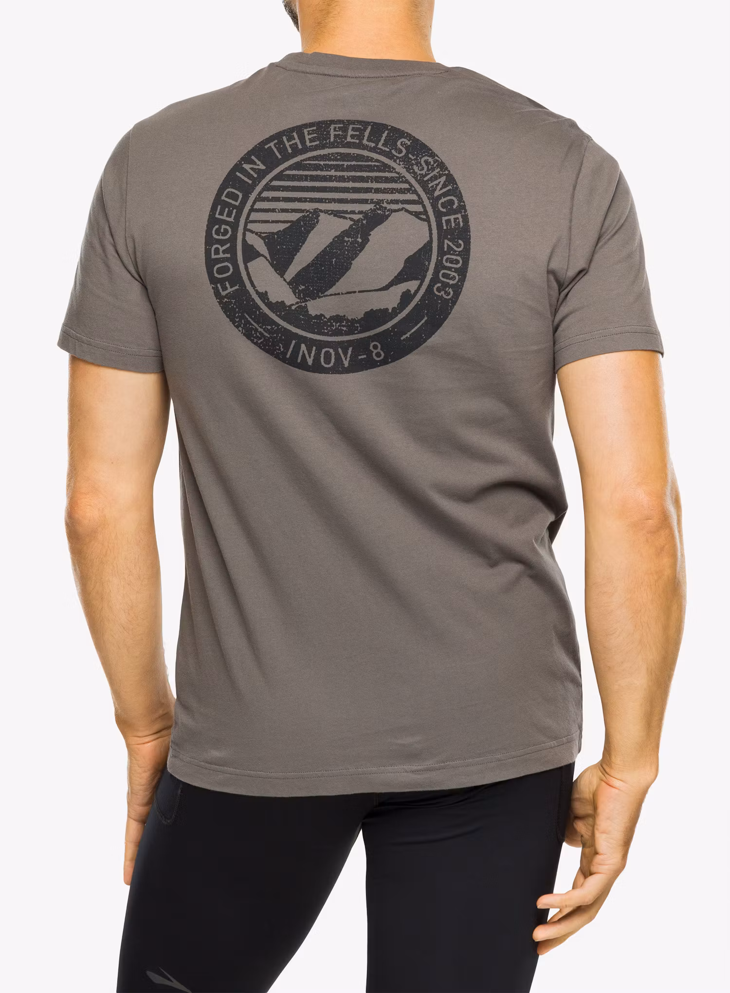 Tričko s potiskem Inov-8 Graphic Tee SS 2003 - grey