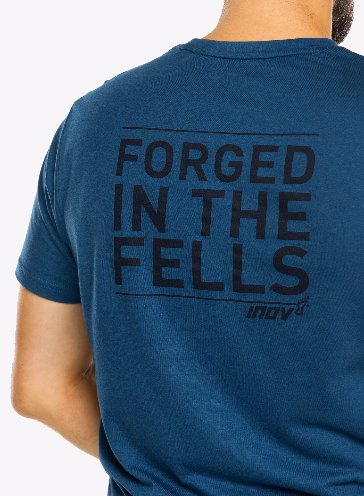 Běžecké triko Inov-8 Graphic Tee SS Forged - navy