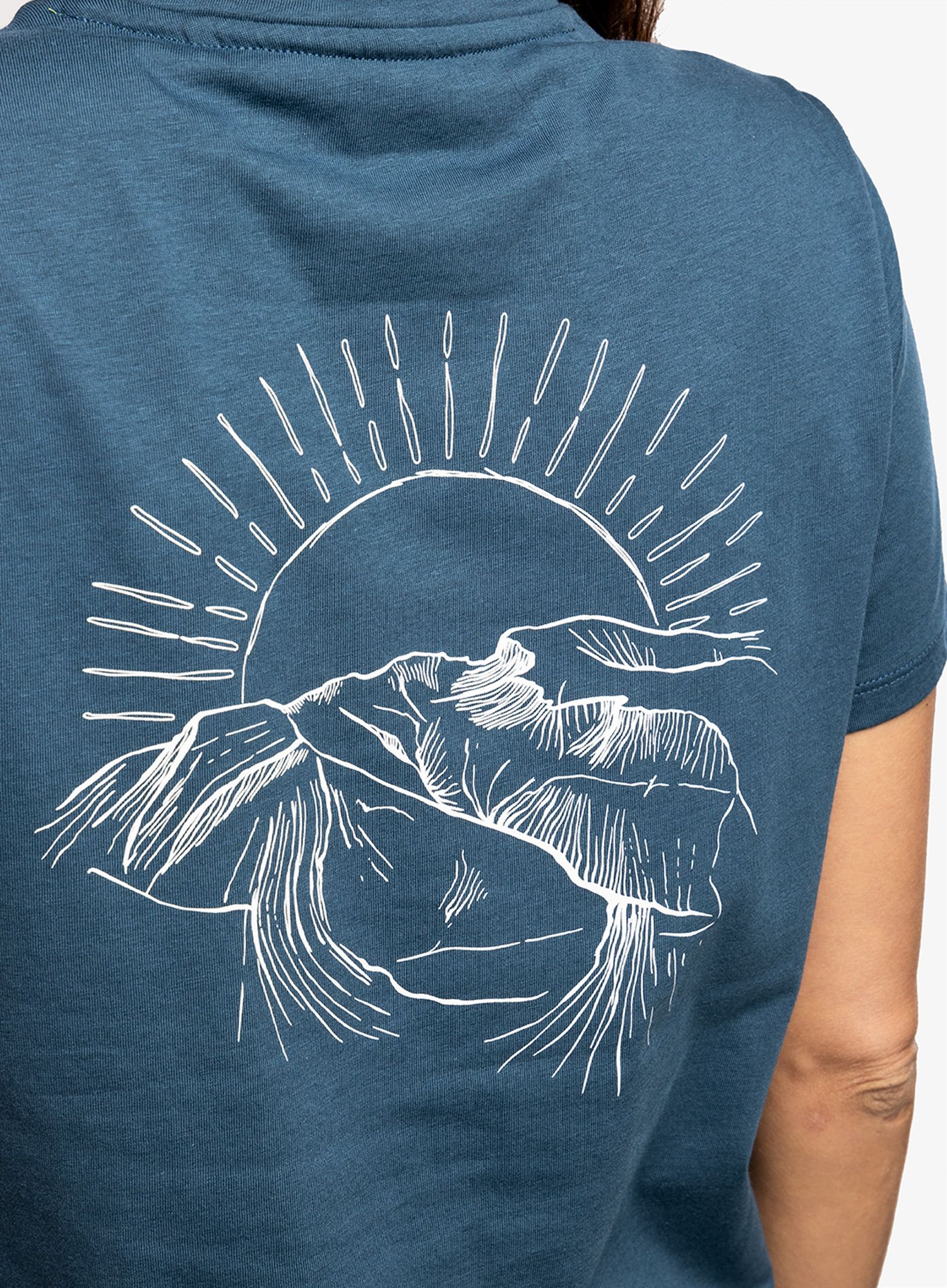 Dámské tričko Inov-8 Graphic Tee SS Skiddaw - navy