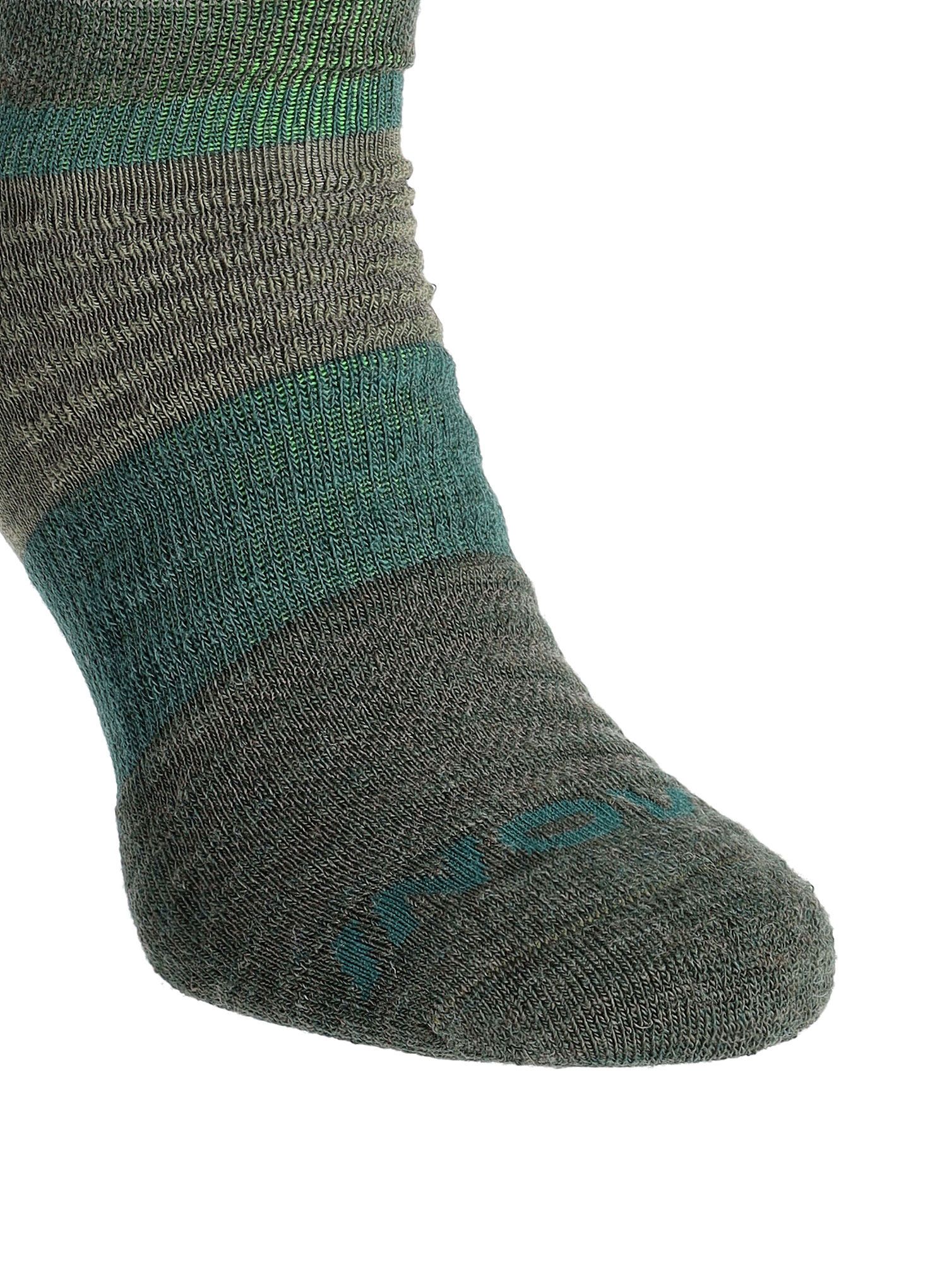 Merino ponožky Inov-8 Merino Low Sock - dark green/melange