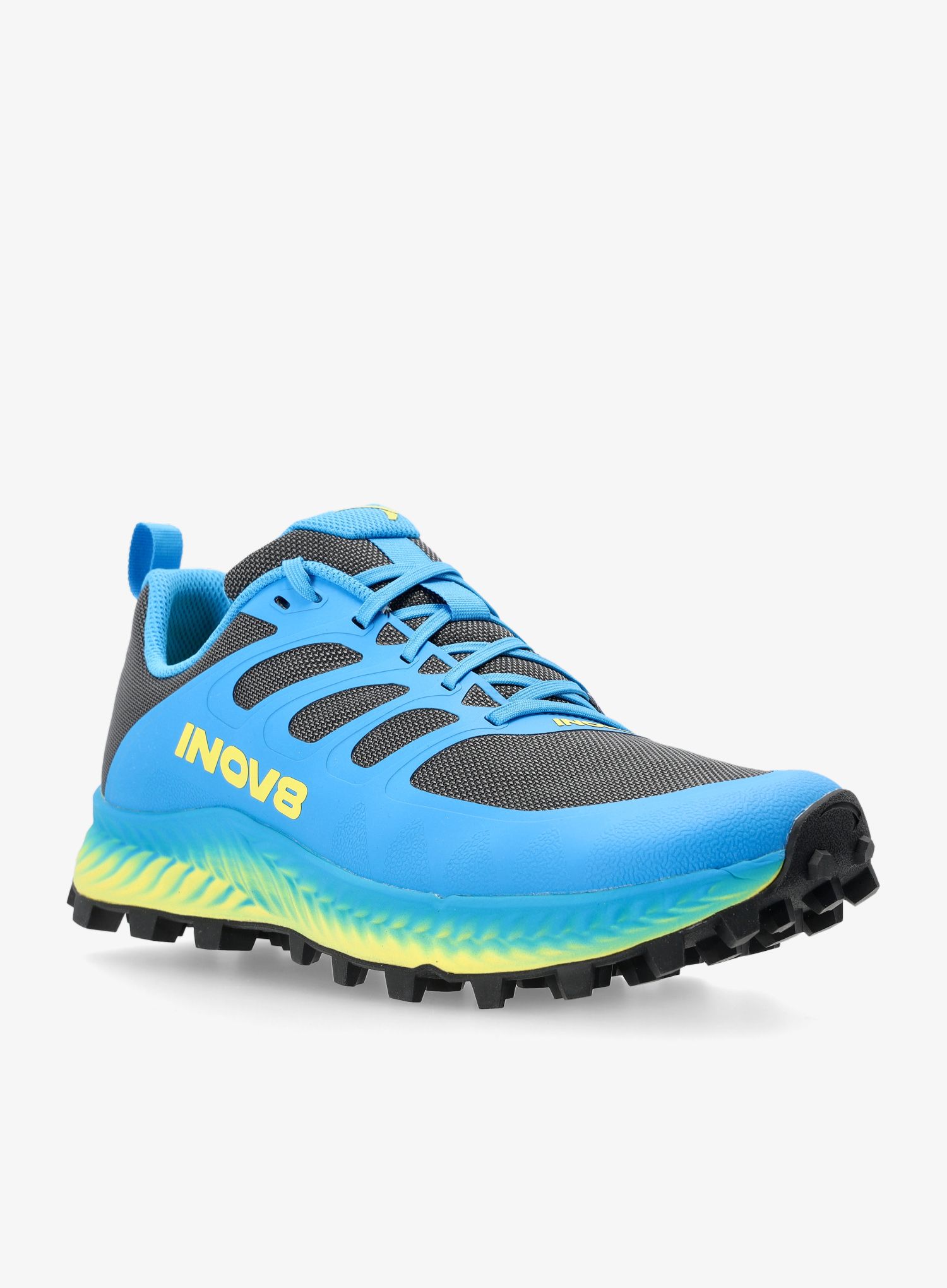 Trailové boty Inov-8 MudTalon Precision - dark grey/blue/yellow