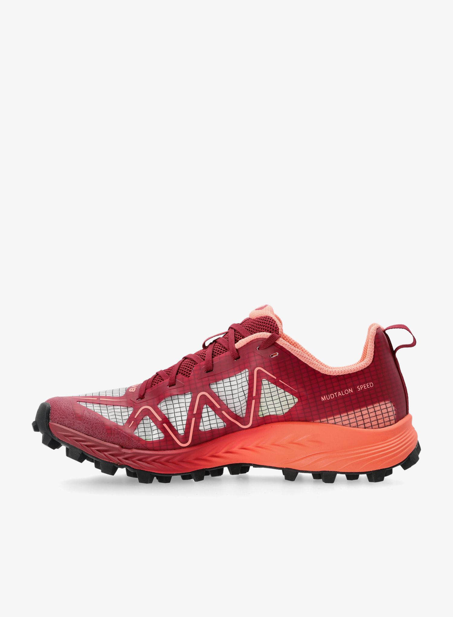 Dámské trailové boty Inov-8 MudTalon Speed Precision - burgundy/coral