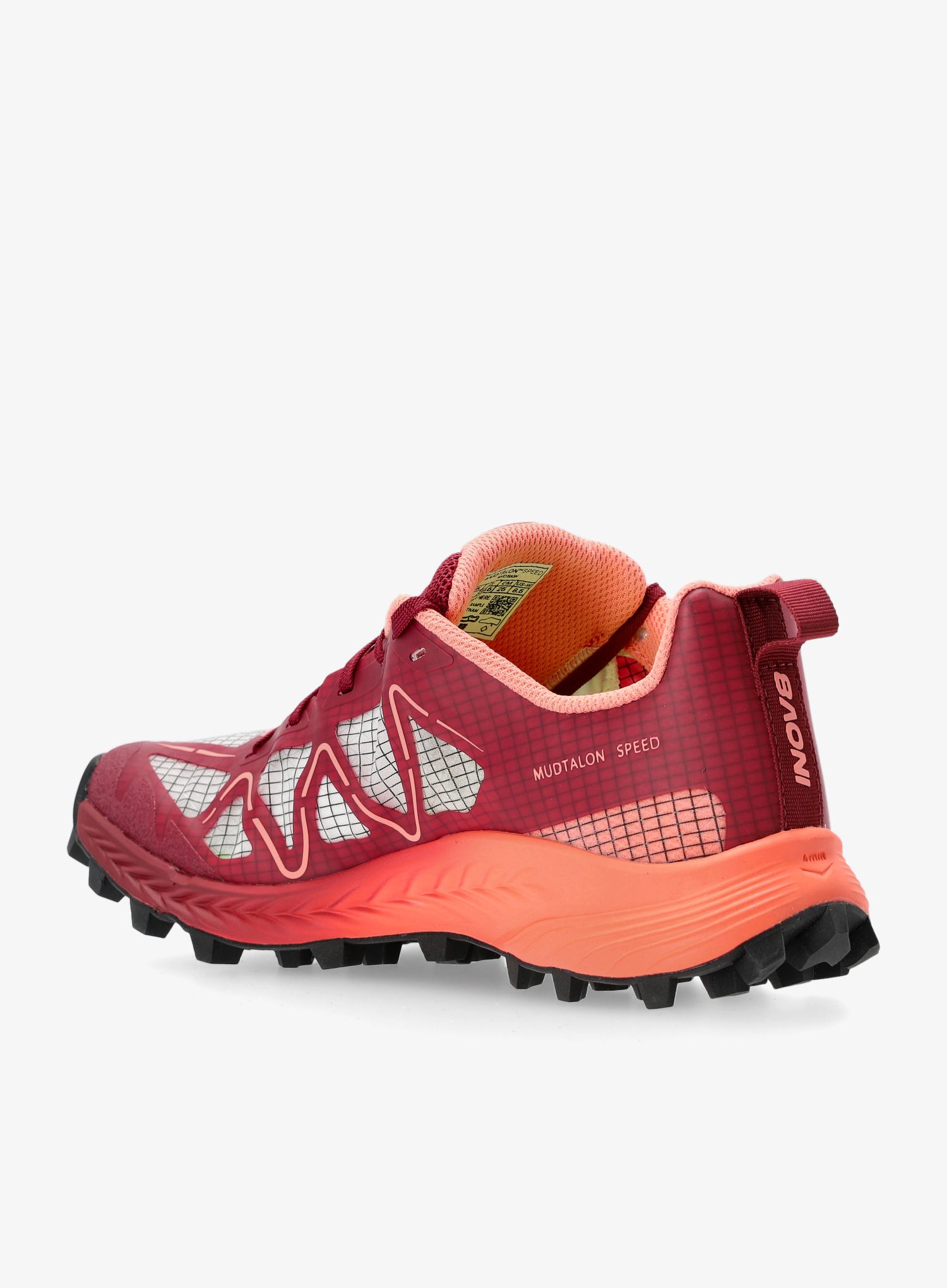 Dámské trailové boty Inov-8 MudTalon Speed Precision - burgundy/coral