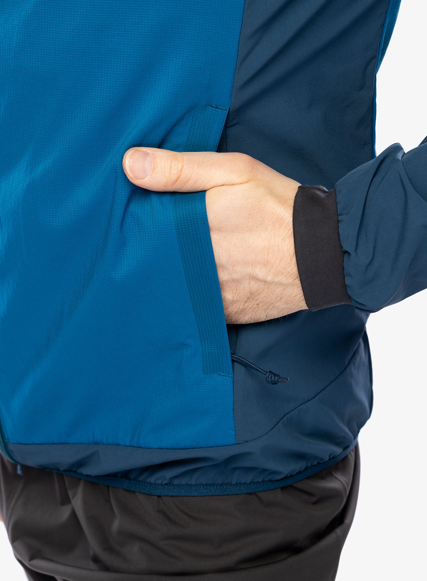 Zateplená bunda Inov-8 Performance Hybrid Jacket - blue/navy
