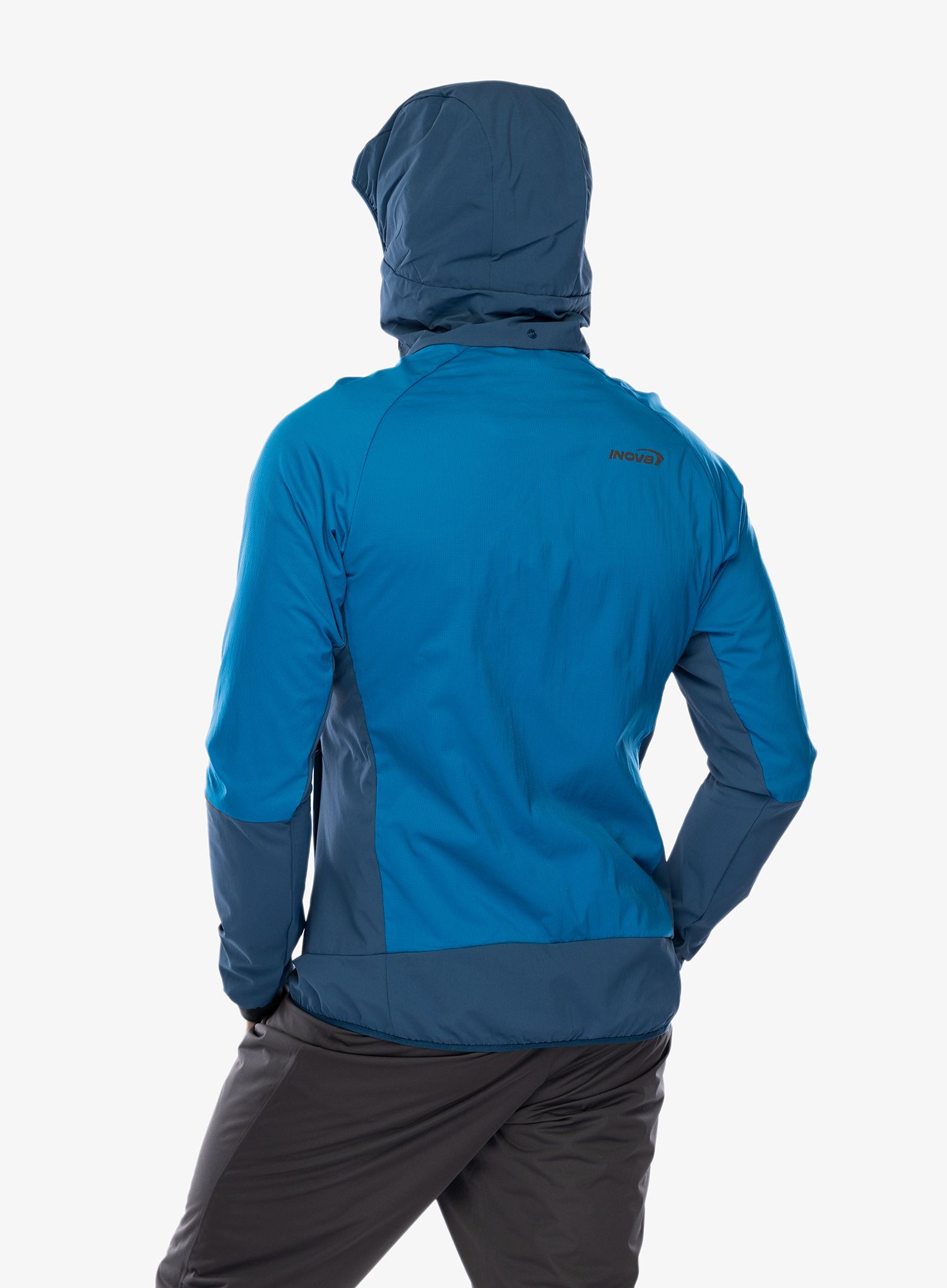 Zateplená bunda Inov-8 Performance Hybrid Jacket - blue/navy