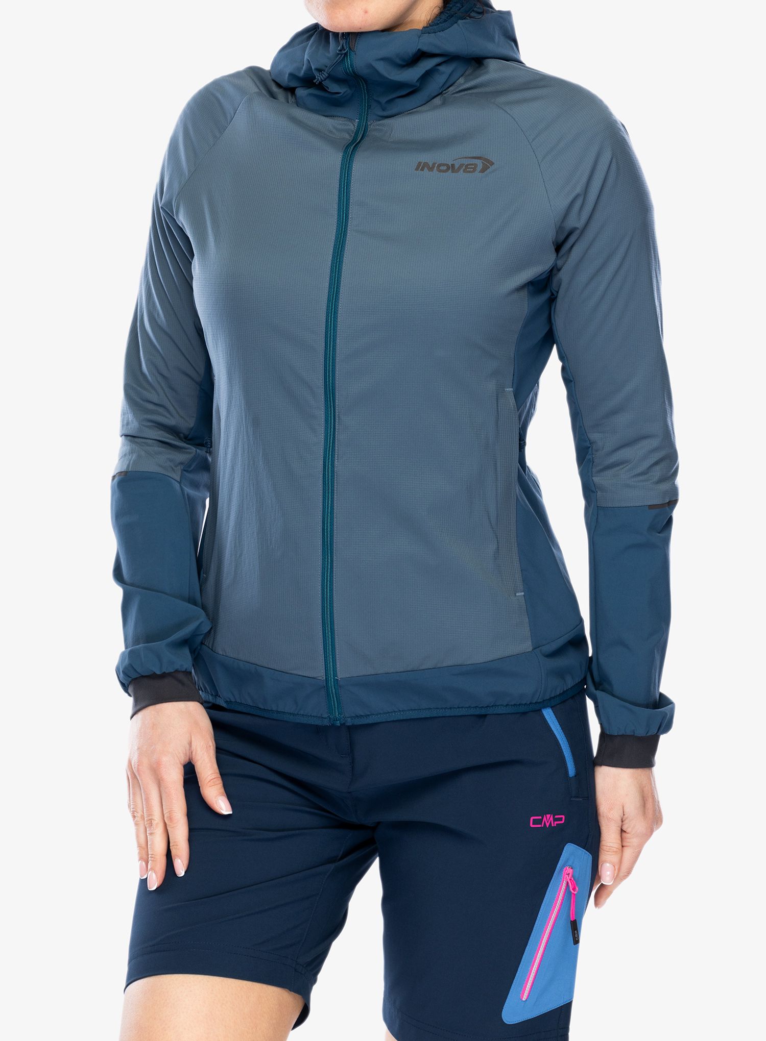 Zateplená bunda dámská Inov-8 Performance Hybrid Jacket - slate/navy