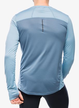 Mikina na běhání Inov-8 Performance Long Sleeve - blue grey/slate