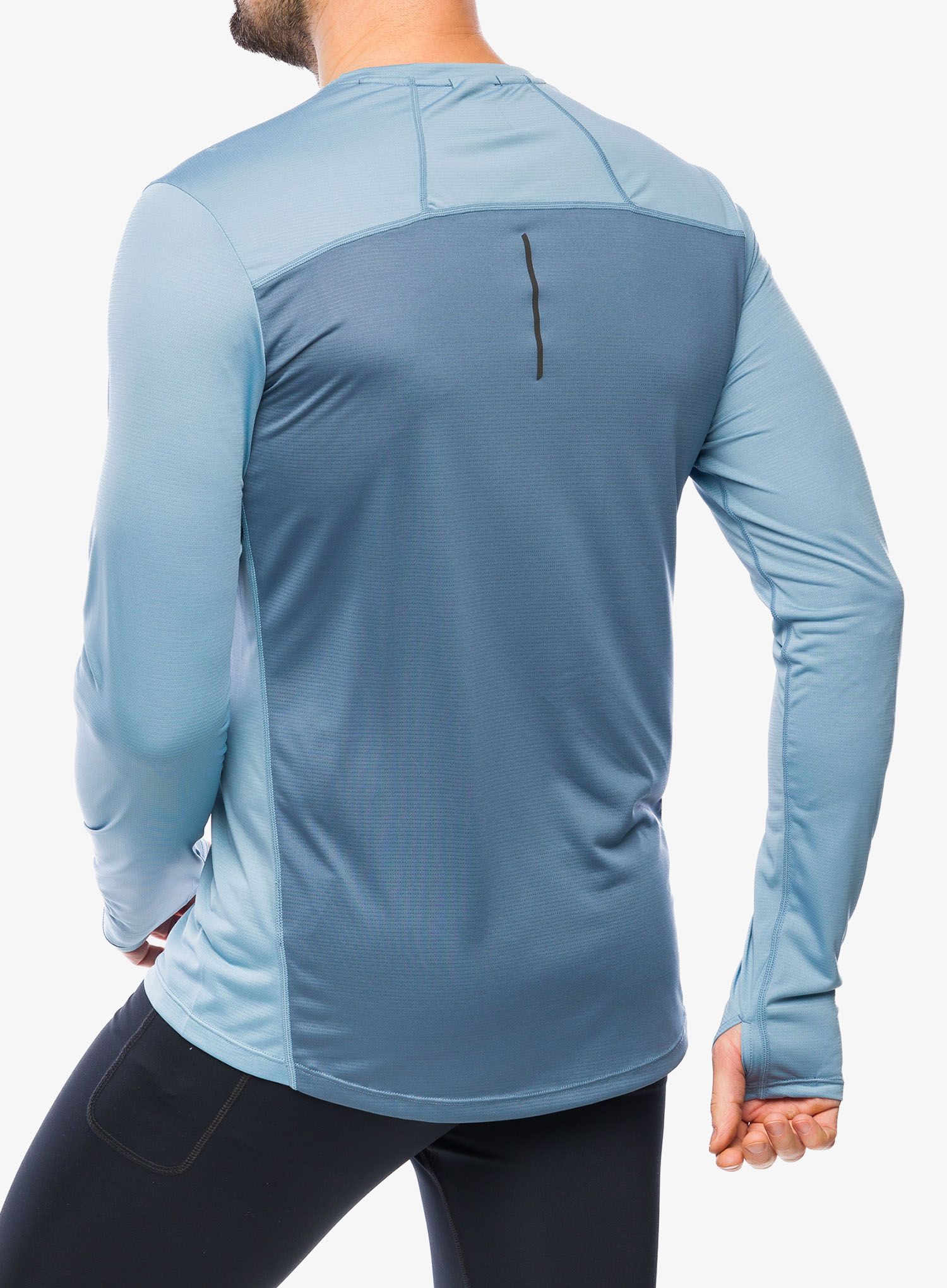 Mikina na běhání Inov-8 Performance Long Sleeve - blue grey/slate
