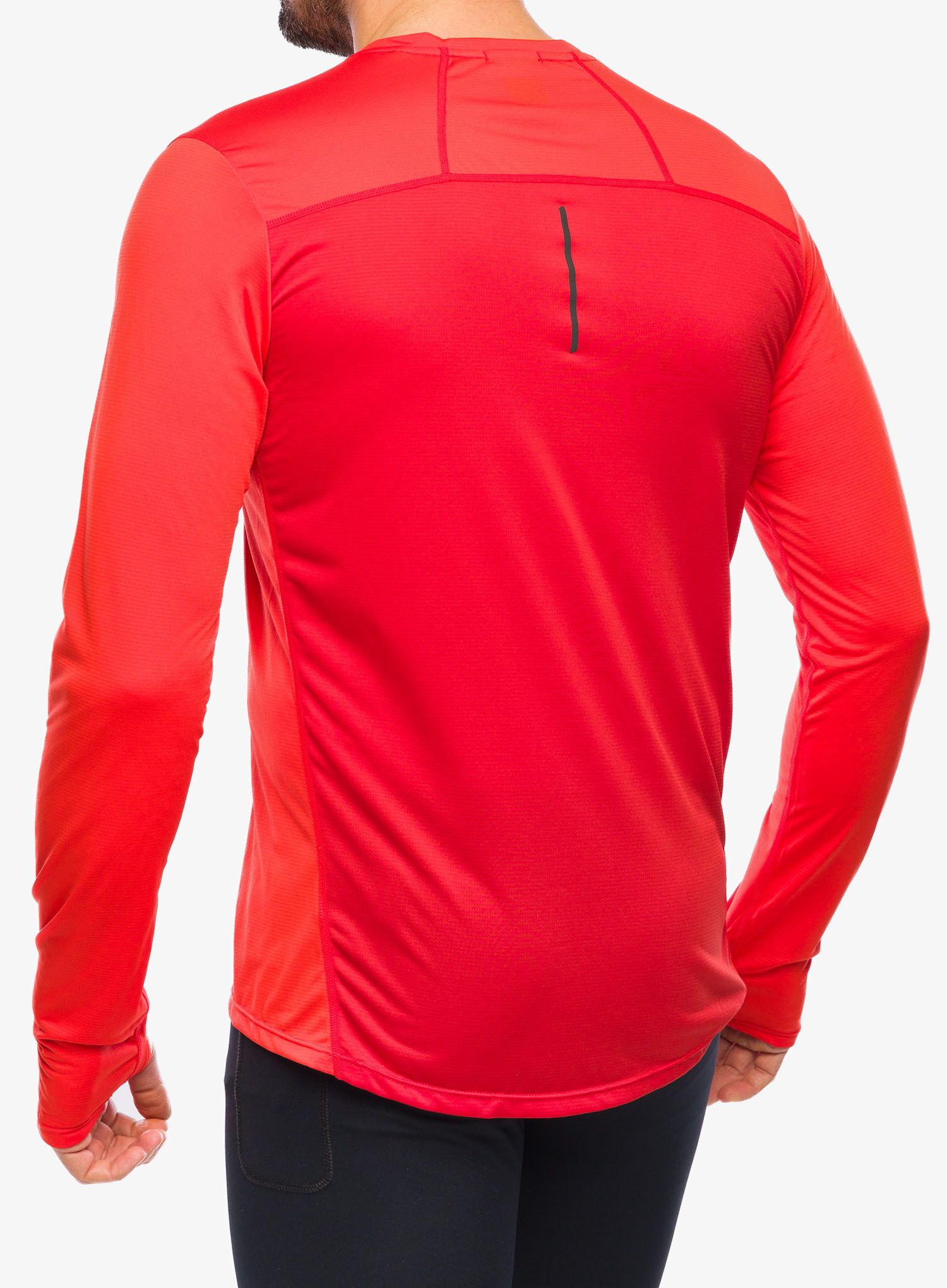 Mikina na běh Inov-8 Performance Long Sleeve - fiery red/red