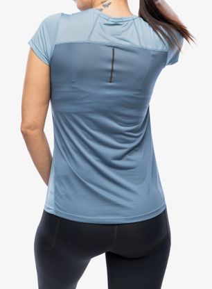 Běžecké tričko dámské Inov-8 Performance Short Sleeve - blue grey/slate