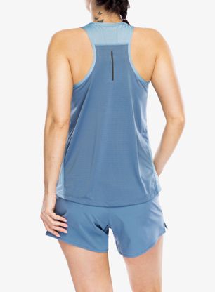Běžecké tričko dámské Inov-8 Performance Vest - blue grey/slate
