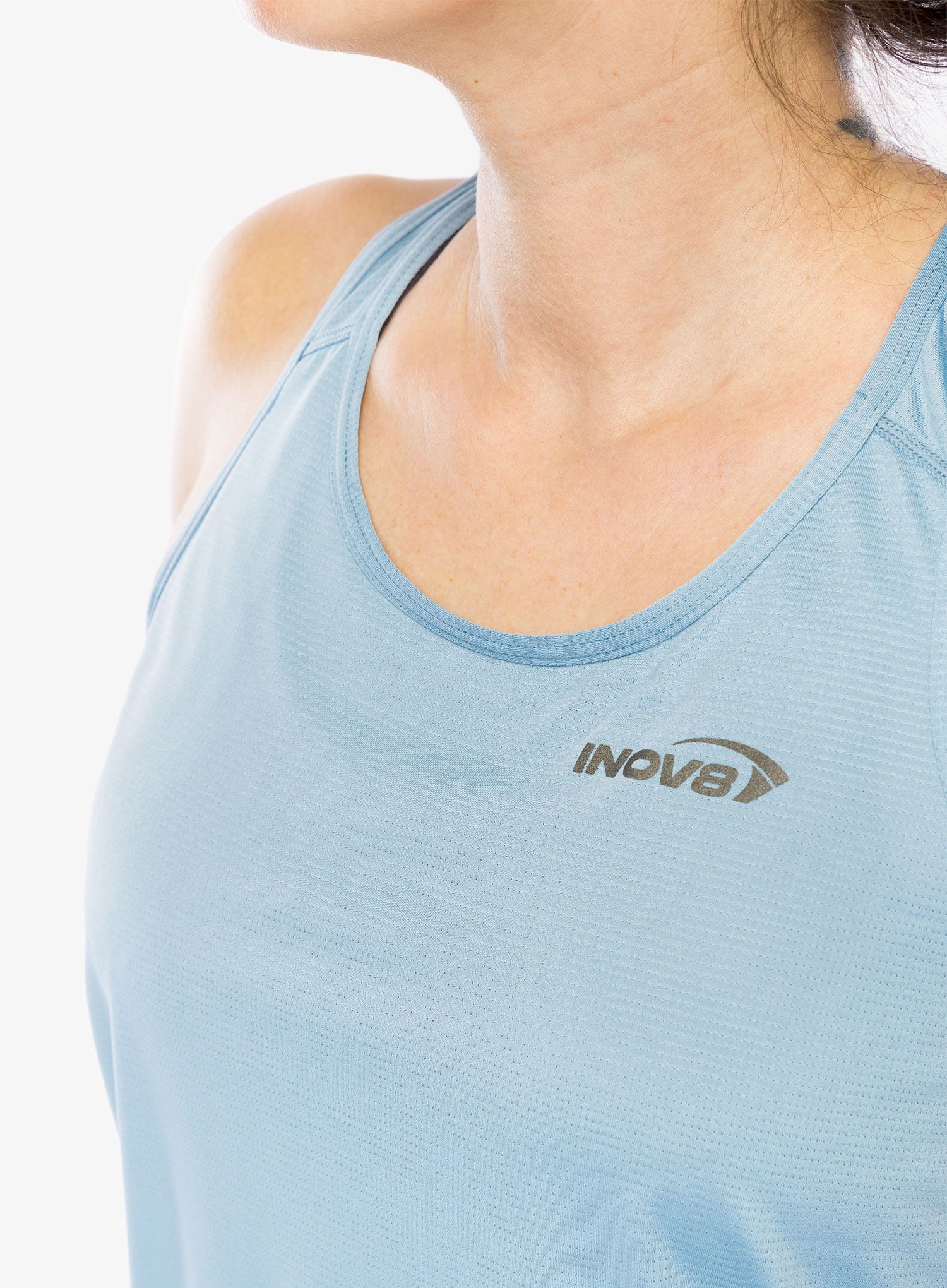 Běžecké tričko dámské Inov-8 Performance Vest - blue grey/slate