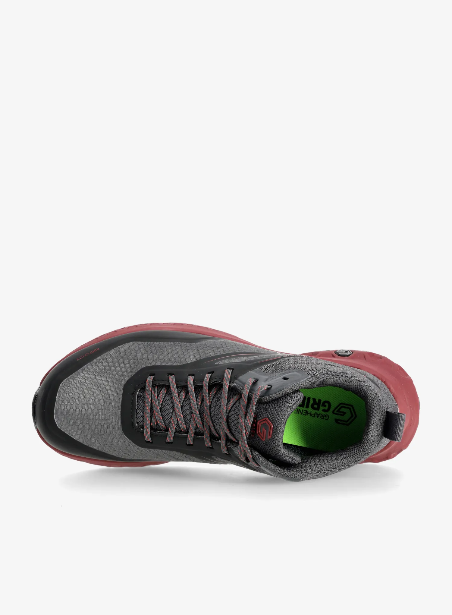 Turistické boty Inov-8 RocFly G 390 GTX Wide - dark grey/burgundy