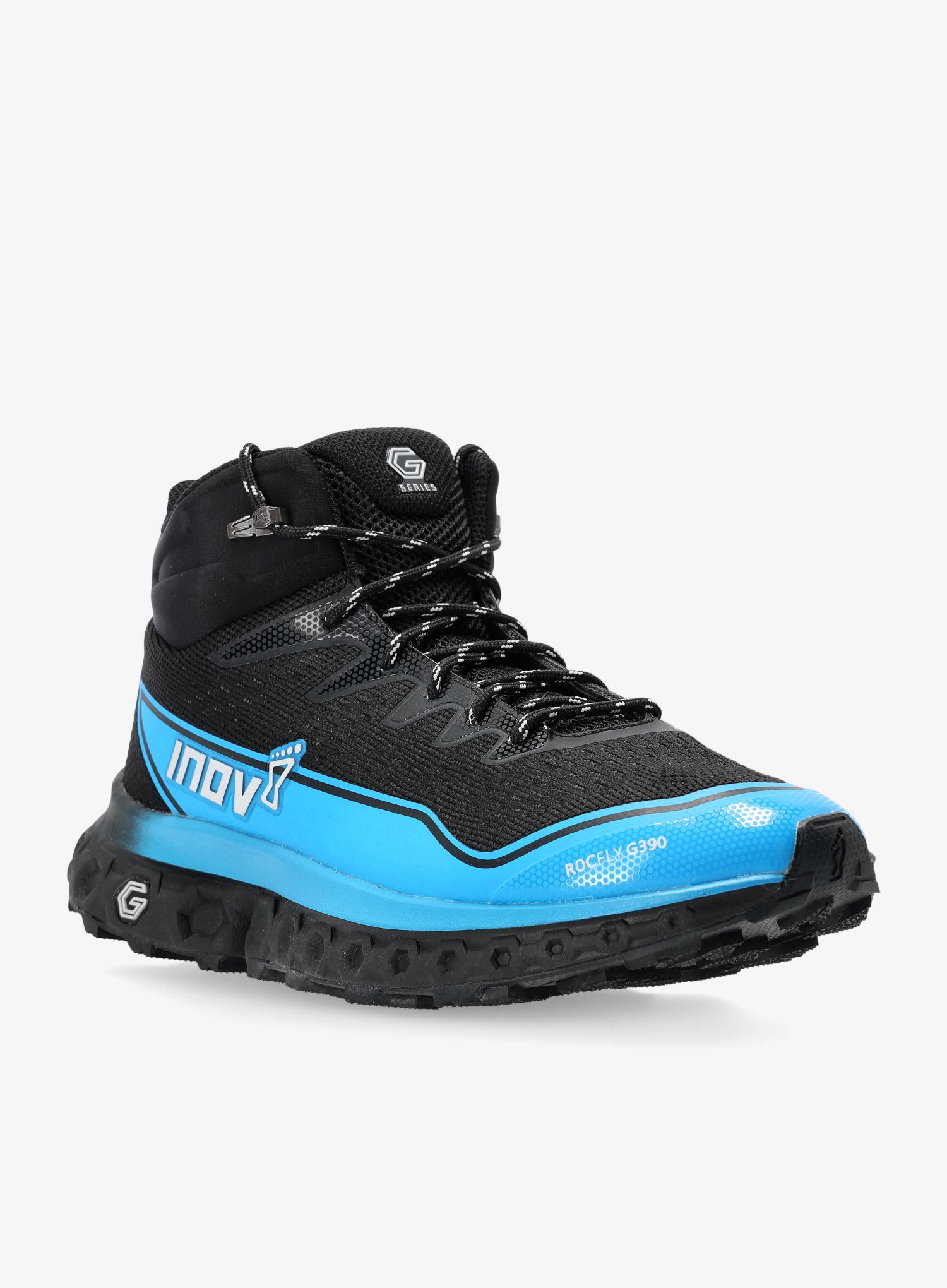 Turistické boty pánské Inov-8 RocFly G 390  - black/blue