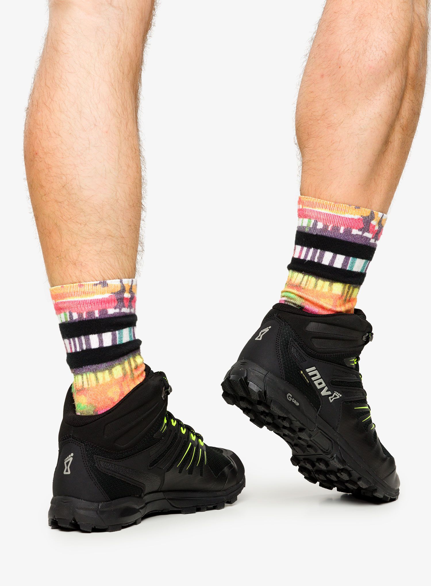 Turistické boty Inov-8 Roclite G 345 GTX V2 - black/lime