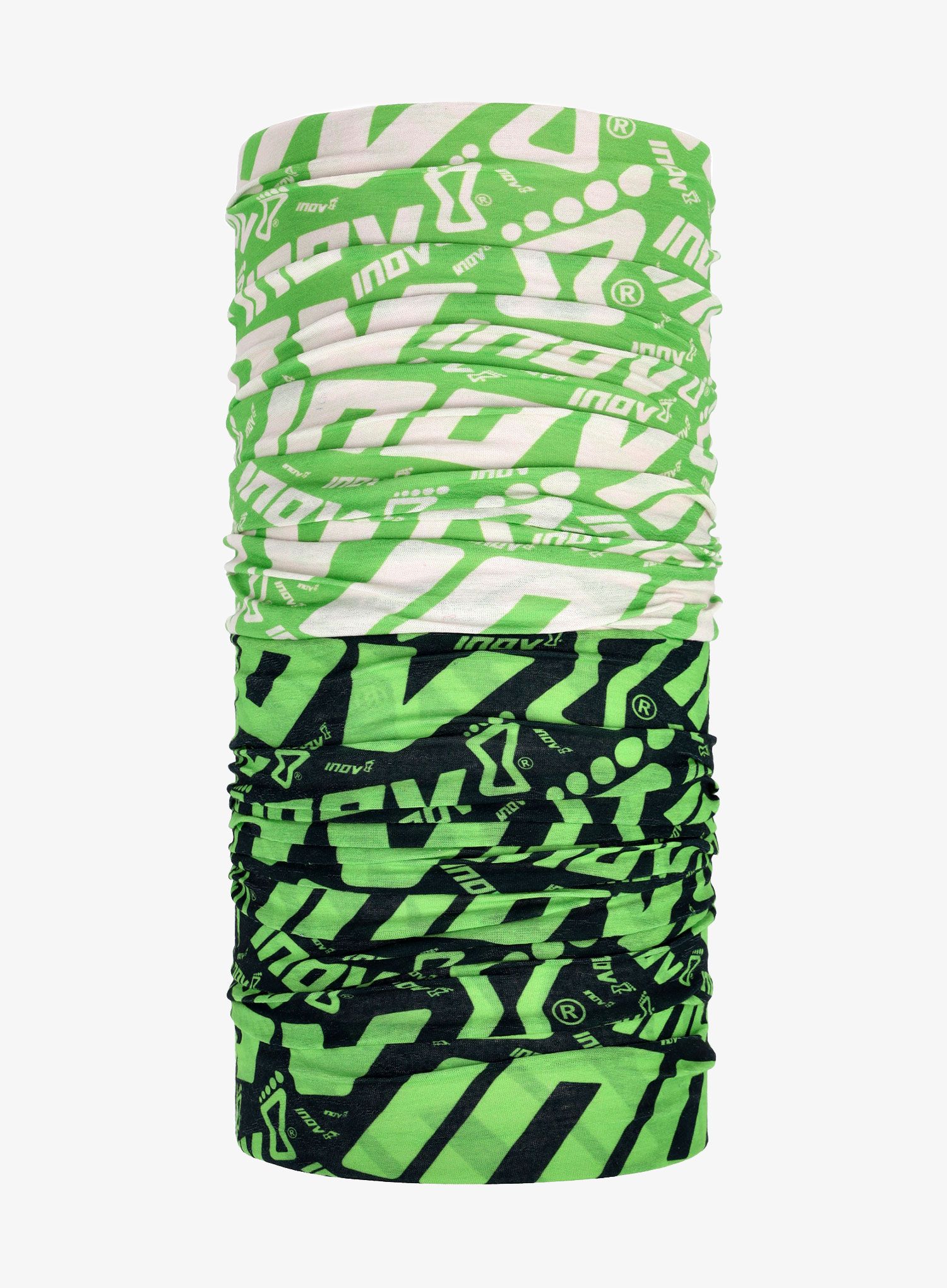 Multifunkční šátek Inov-8 Snood 2-Pack - black/green green/white