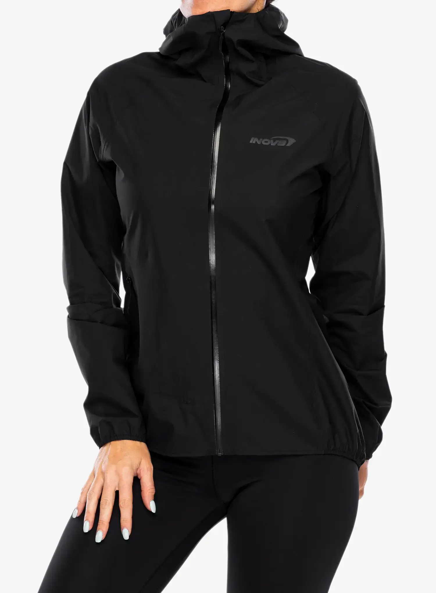 Bunda na běhání dámská Inov-8 Stormshell FZ V2 - black
