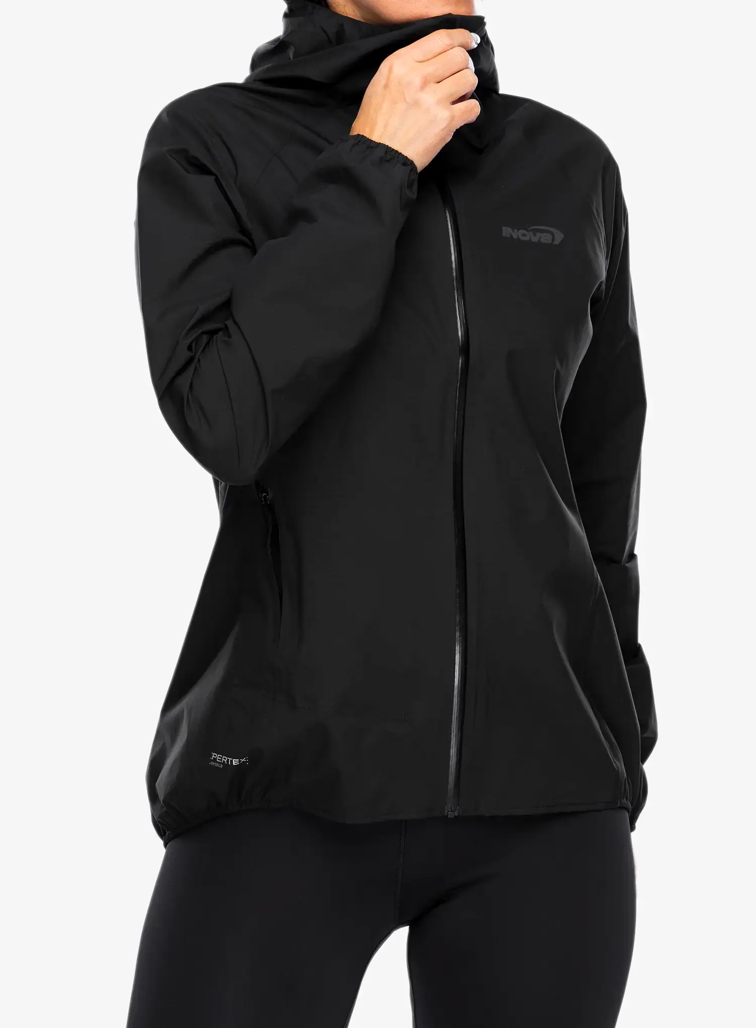 Bunda na běhání dámská Inov-8 Stormshell FZ V2 - black