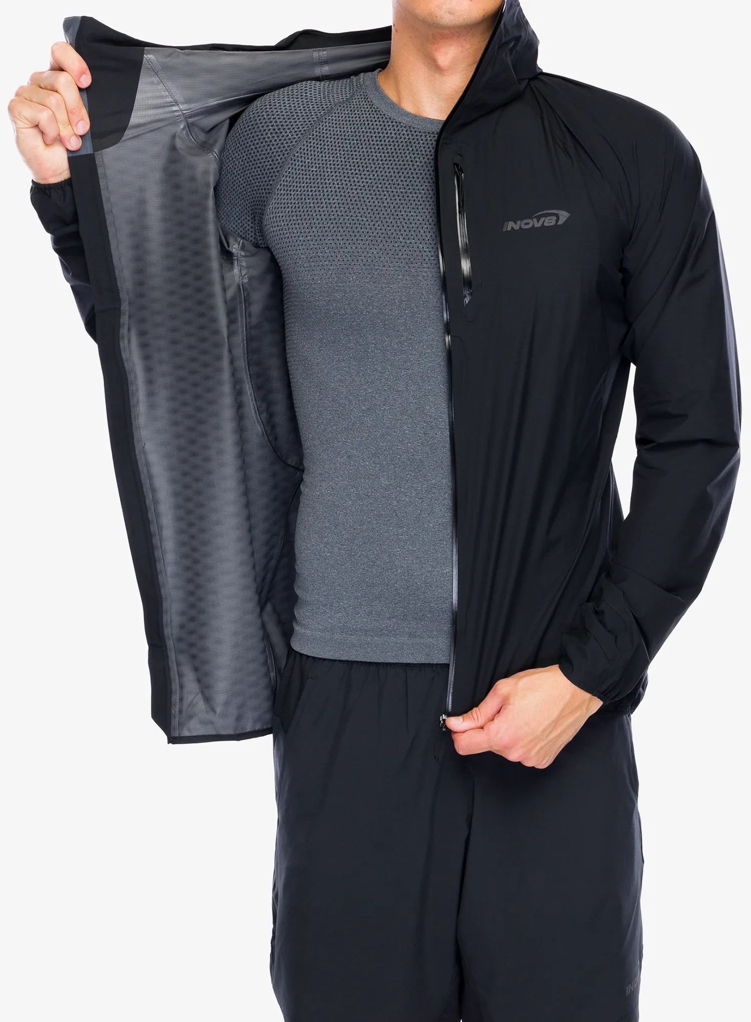 Bunda do deště Inov-8 Stormshell FZ V2 - black