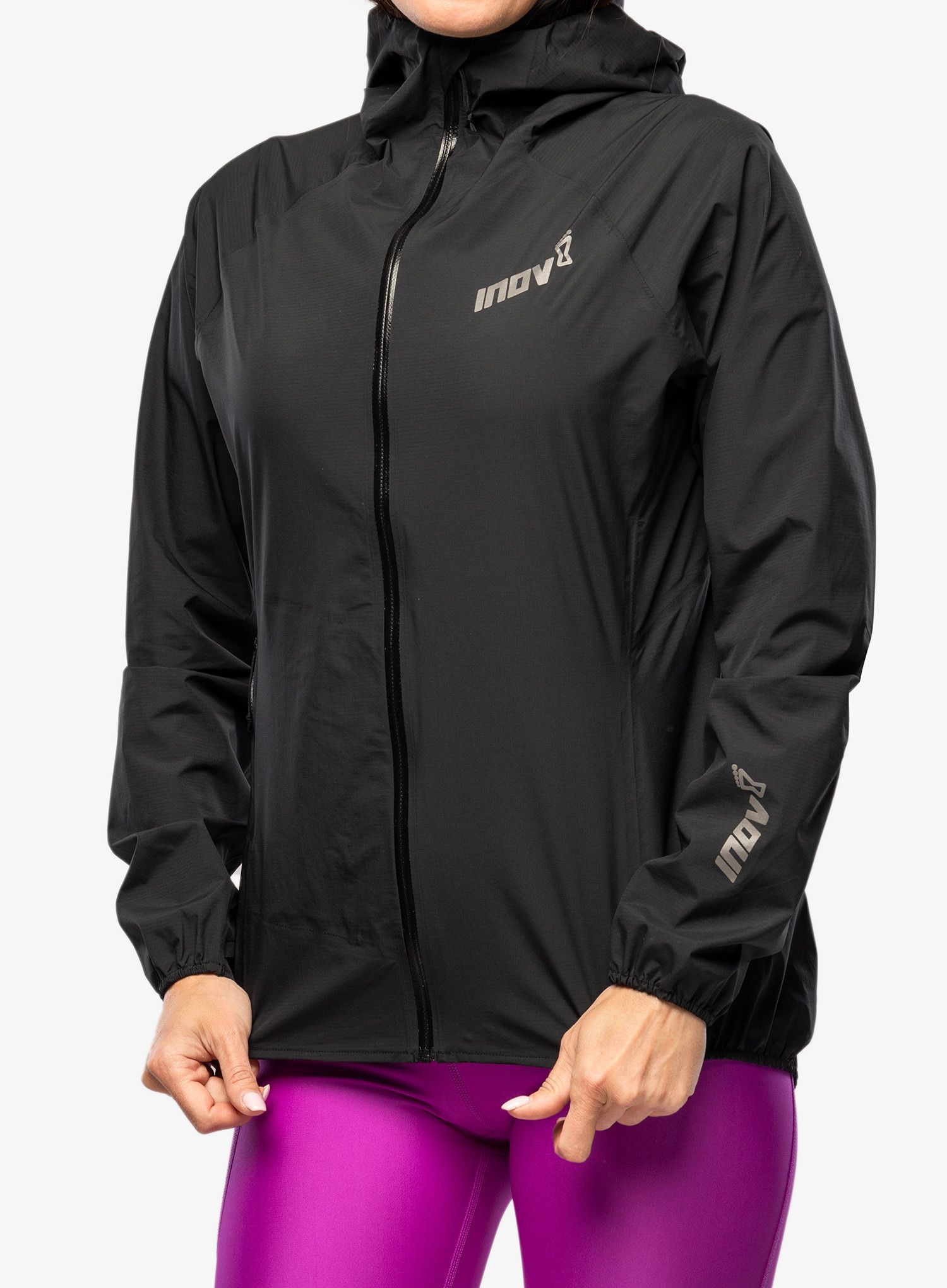 Bunda na běhání dámská Inov-8 Stormshell FZ V2 - black