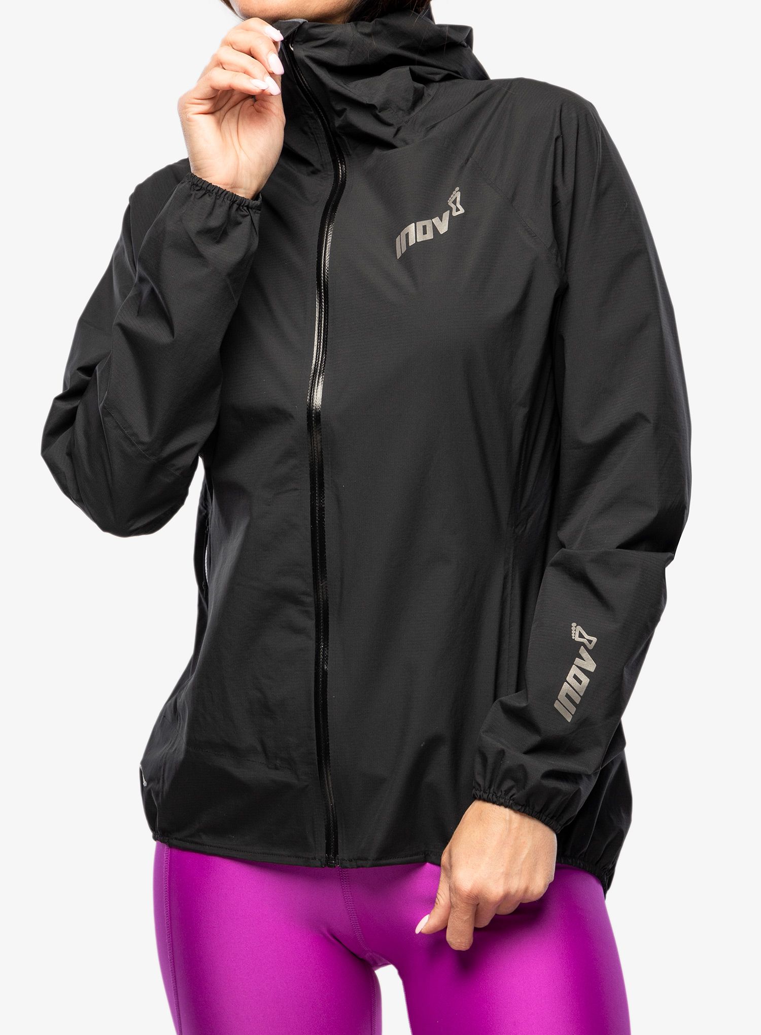 Bunda na běhání dámská Inov-8 Stormshell FZ V2 - black