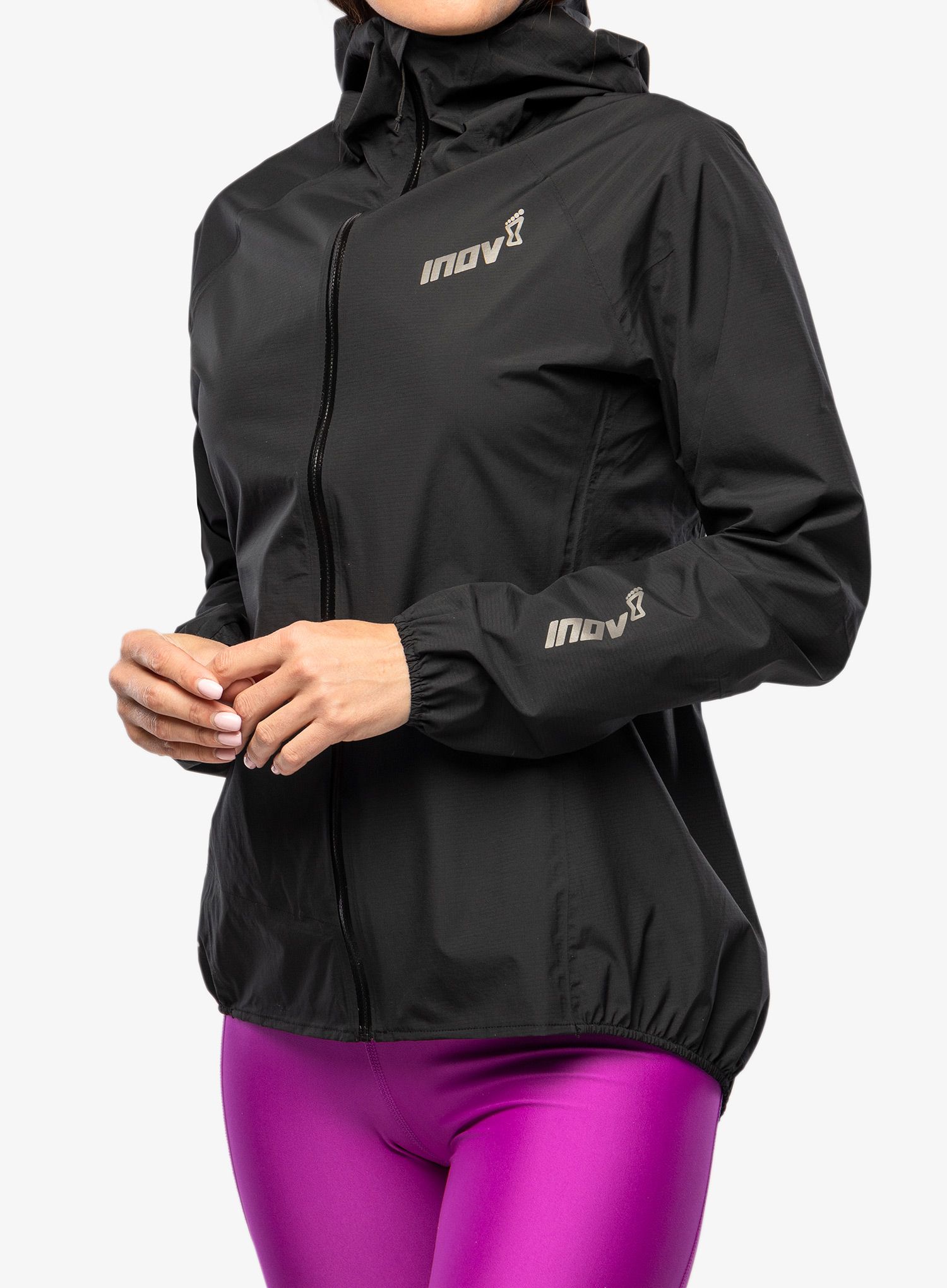 Bunda na běhání dámská Inov-8 Stormshell FZ V2 - black