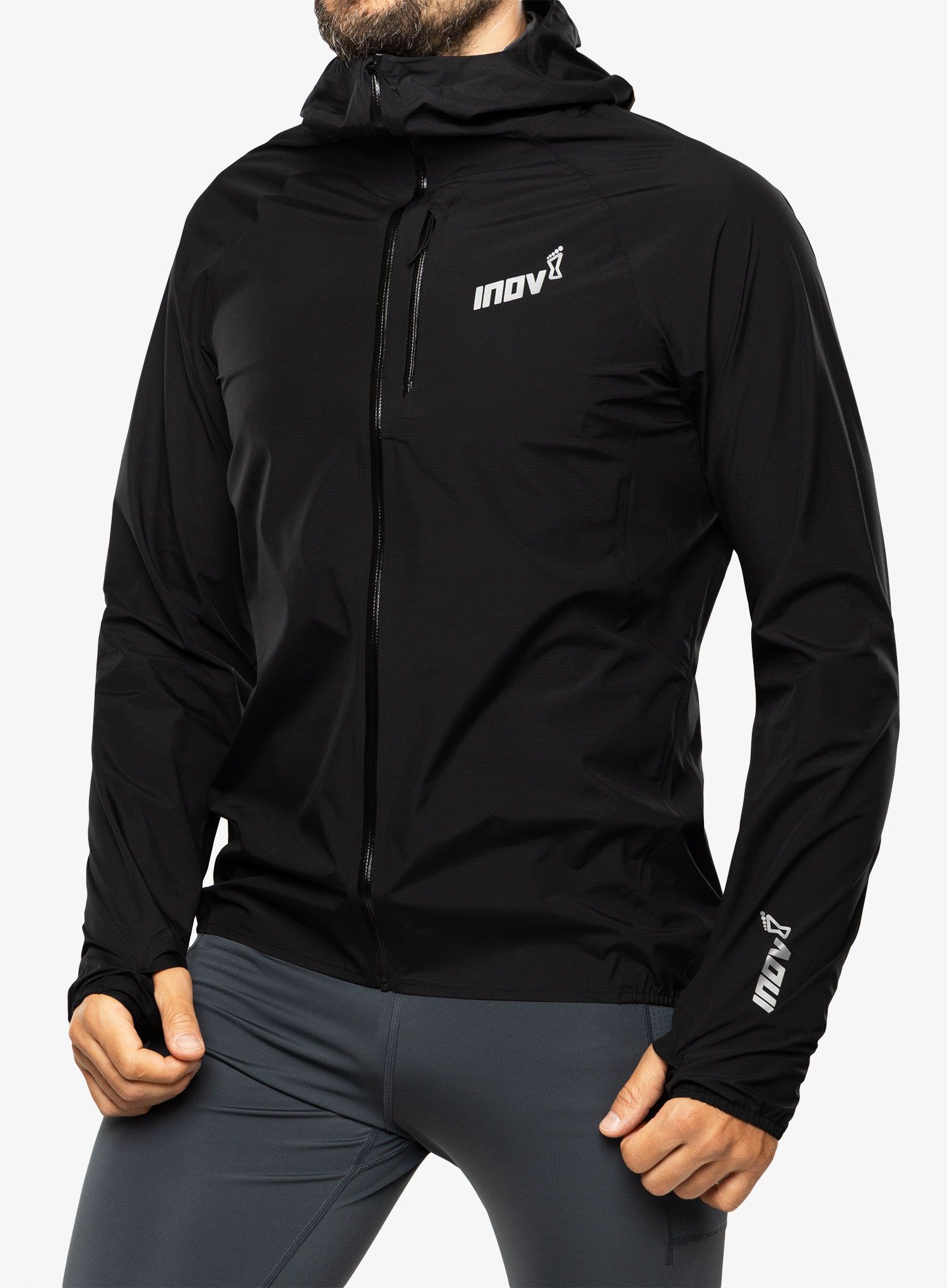 Bunda na běhání Inov-8 Stormshell FZ V2 - black
