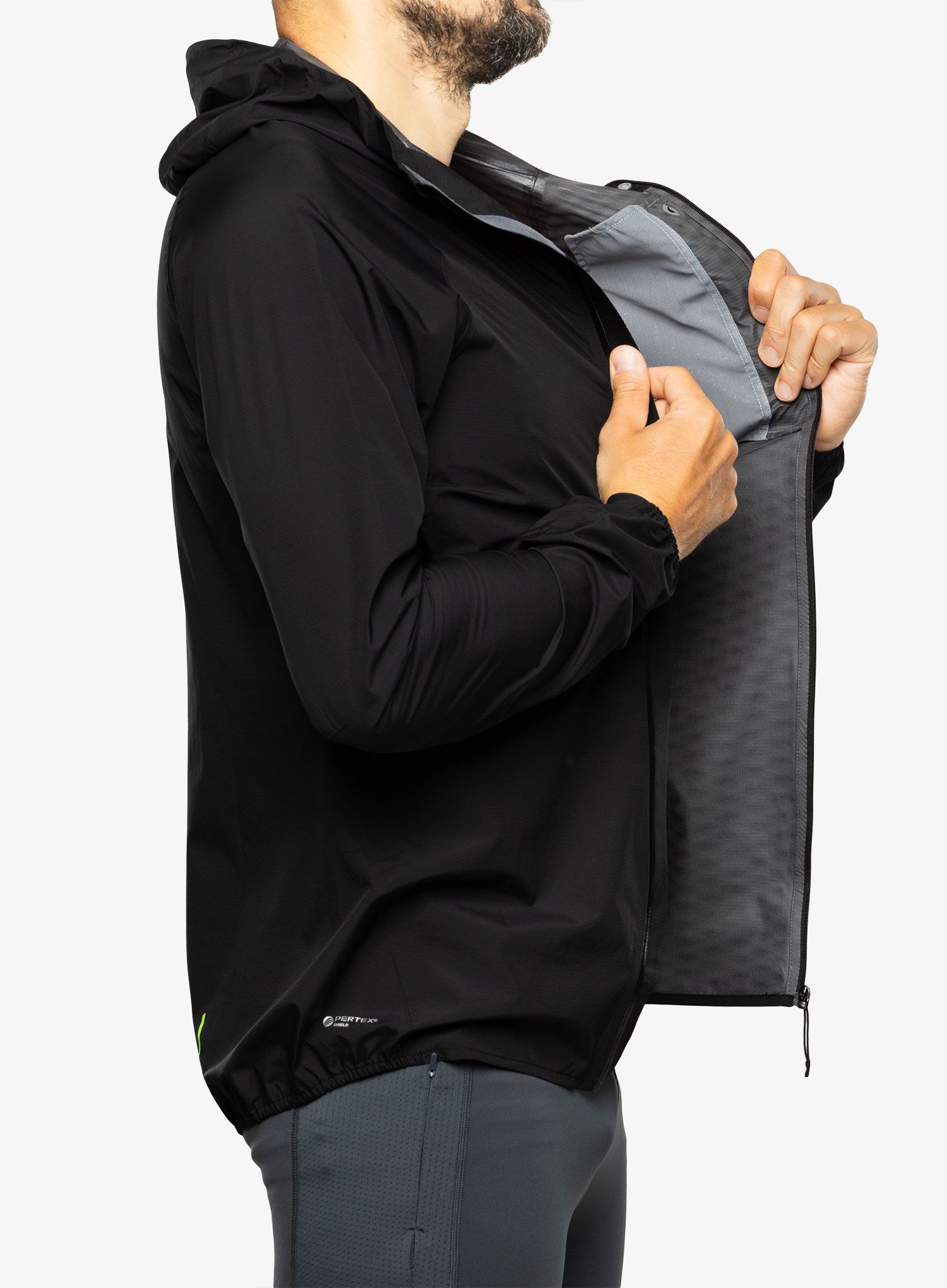 Bunda na běhání Inov-8 Stormshell FZ V2 - black