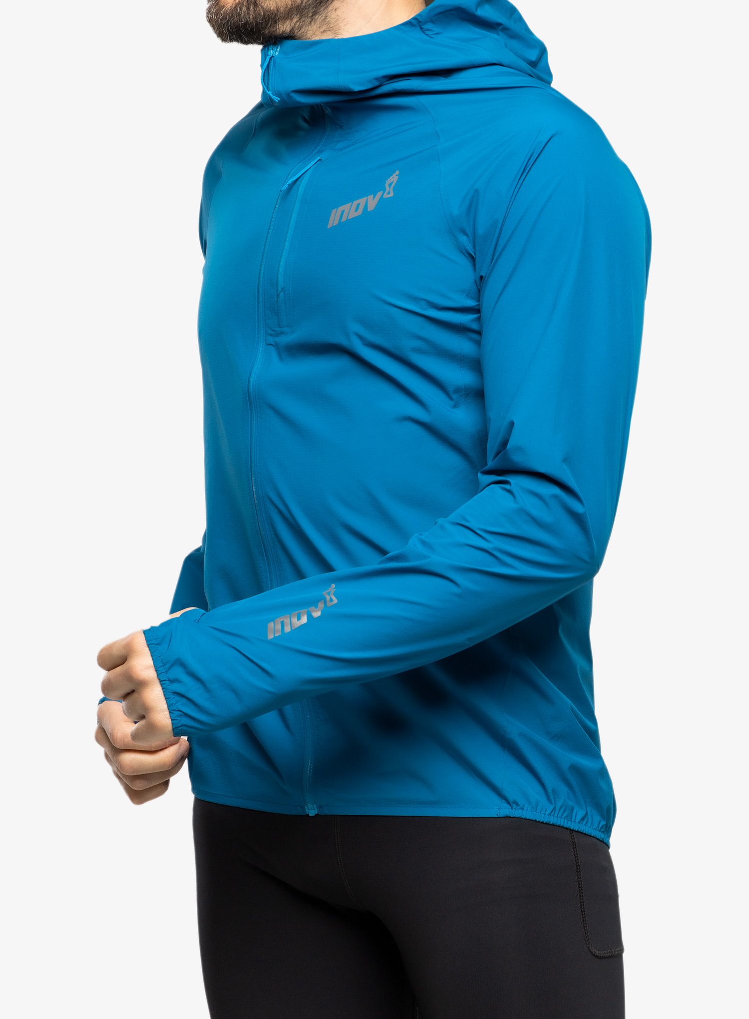 Bunda na běhání Inov-8 Stormshell FZ V2 - blue