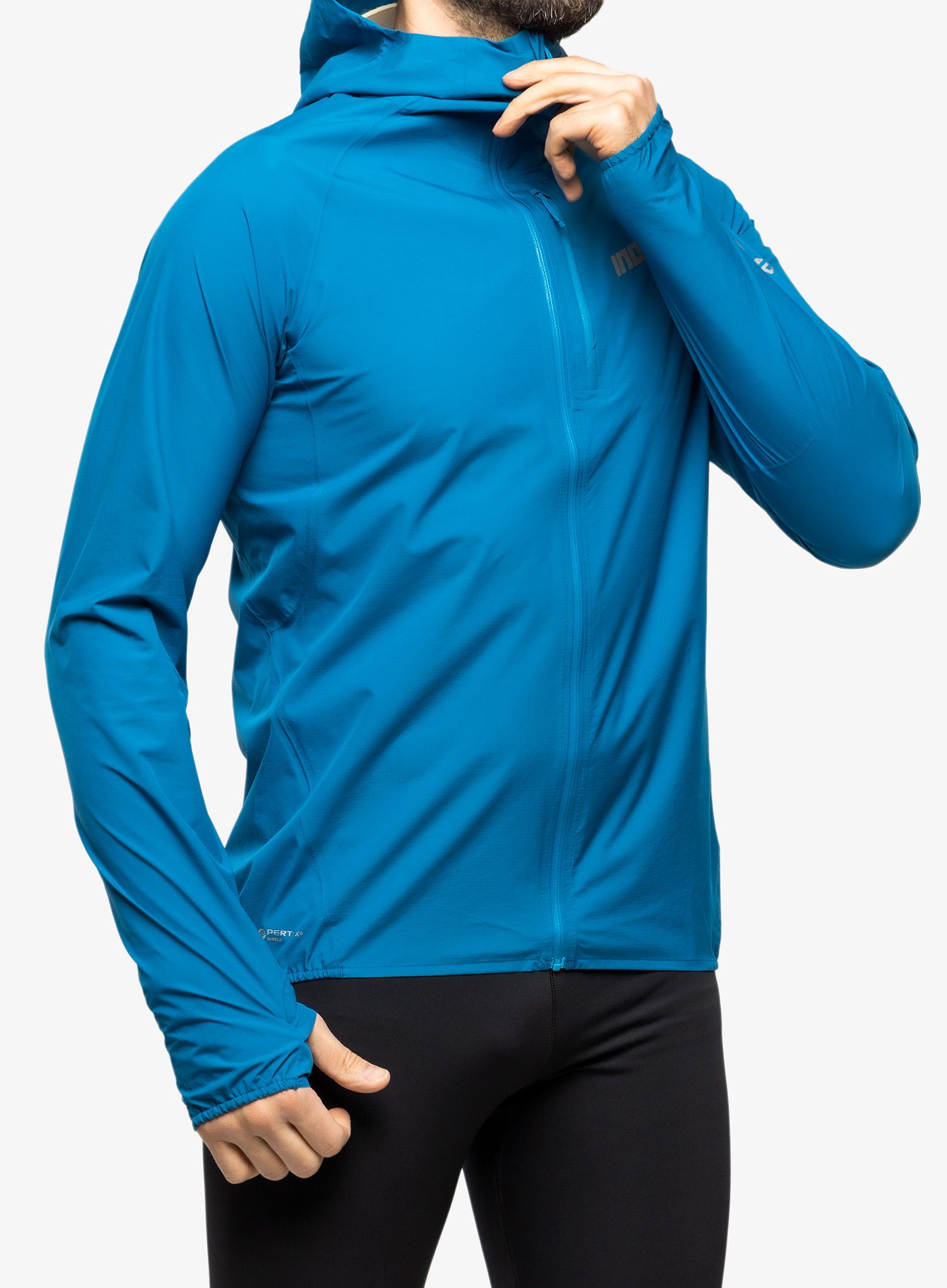 Bunda na běhání Inov-8 Stormshell FZ V2 - blue