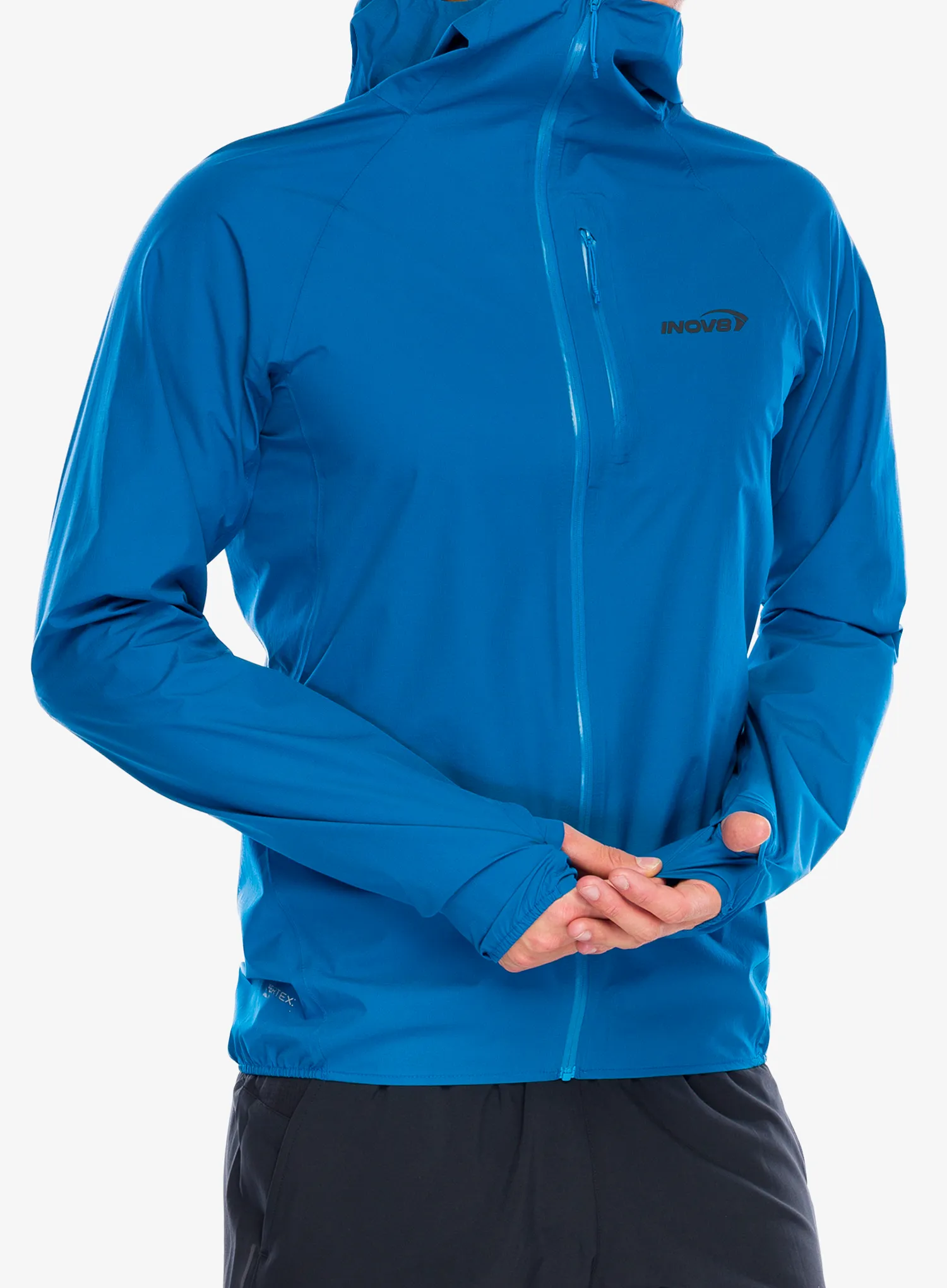 Bunda na běhání Inov-8 Stormshell FZ V2 - blue