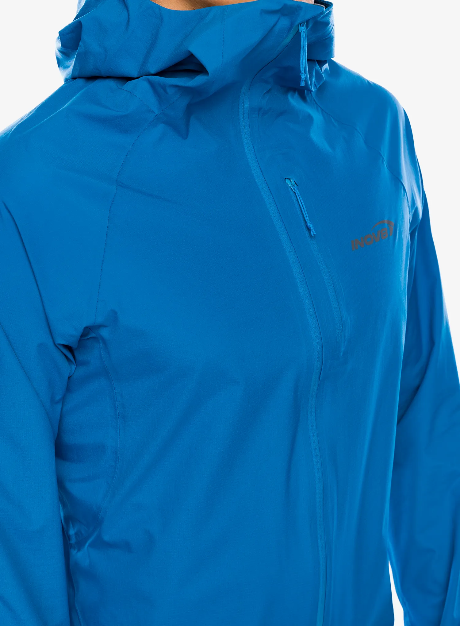 Bunda na běhání Inov-8 Stormshell FZ V2 - blue
