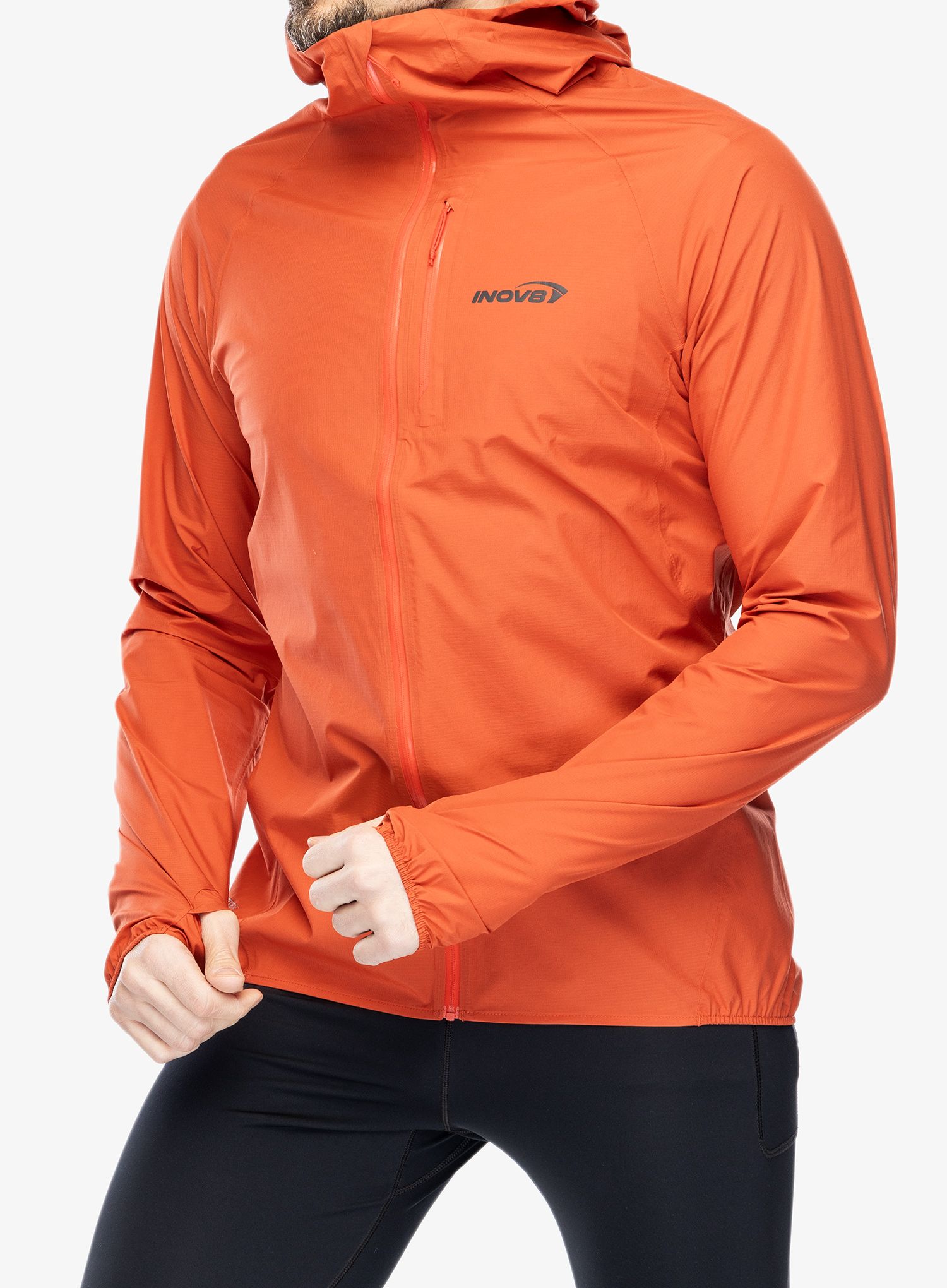 Bunda na běhání Inov-8 Stormshell FZ V2 - fiery red