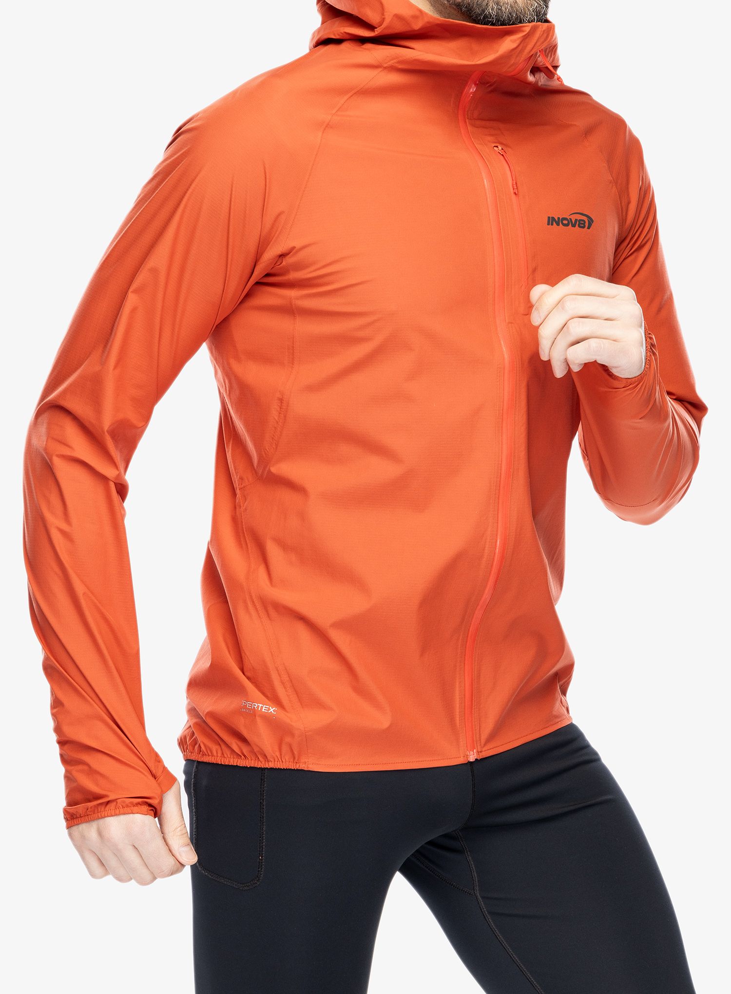 Bunda na běhání Inov-8 Stormshell FZ V2 - fiery red