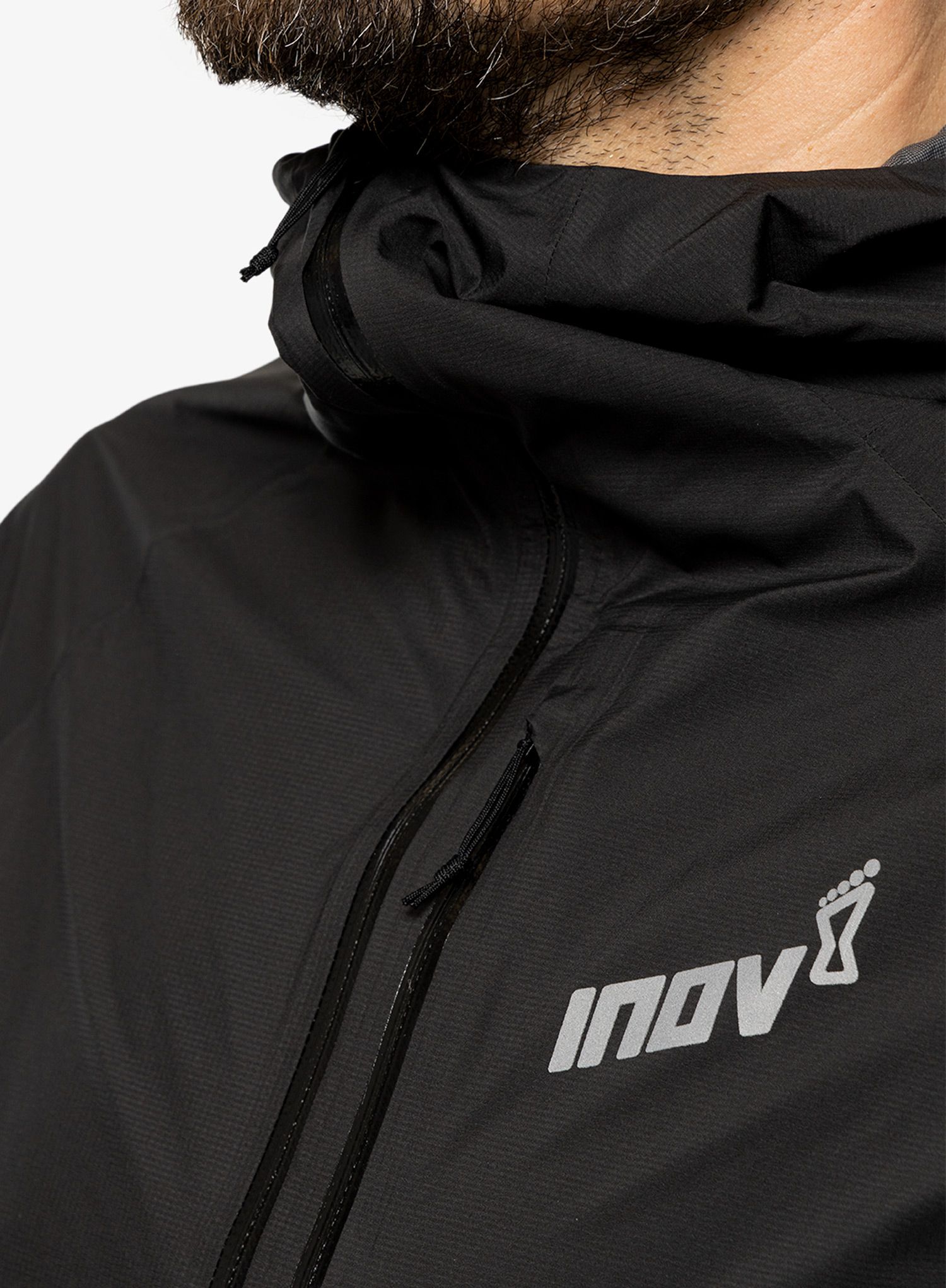 Bunda na běhání Inov-8 Stormshell FZ - black