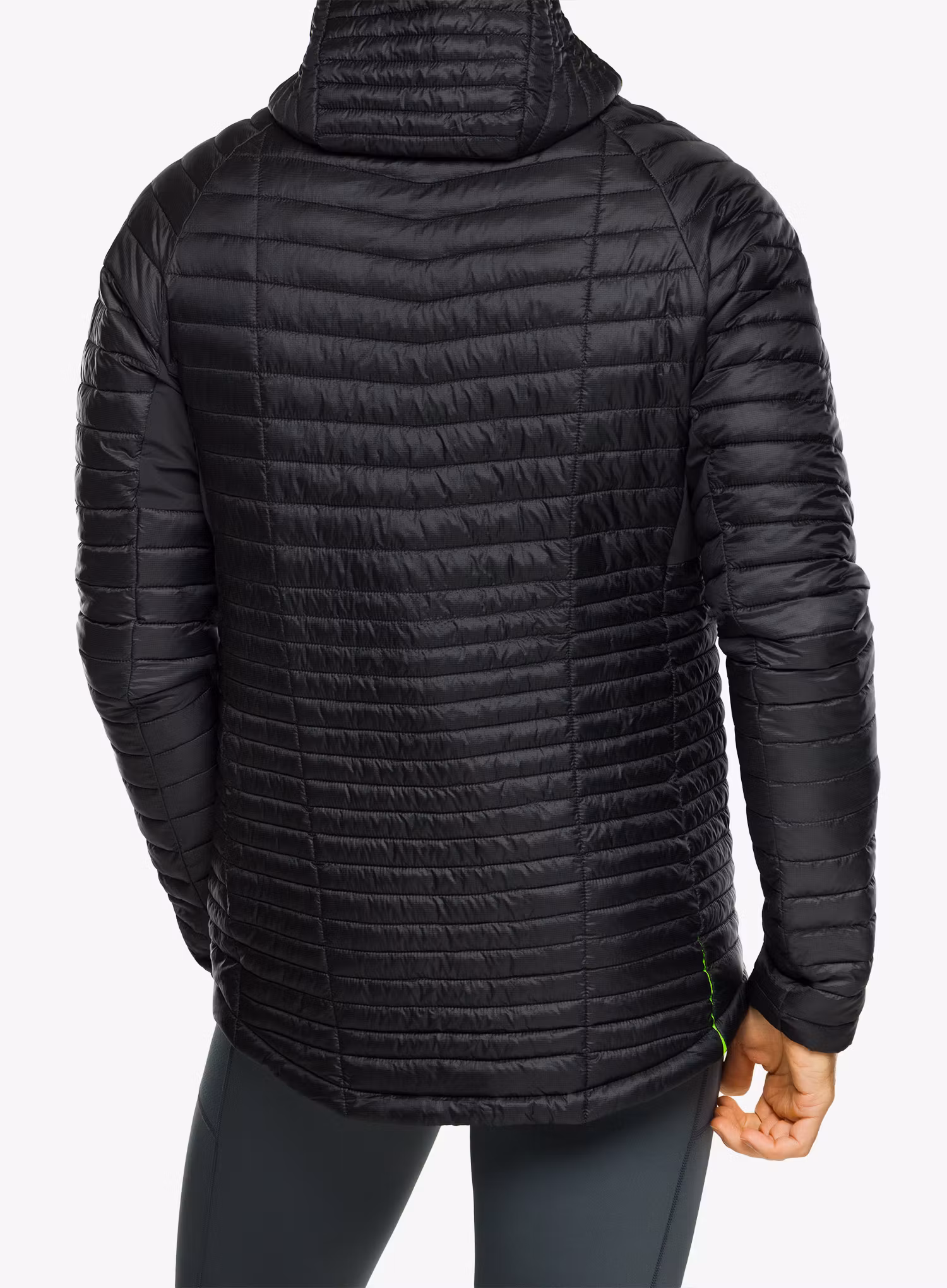 Zateplená bunda Inov-8 Thermoshell Pro Full-Zip - black/green
