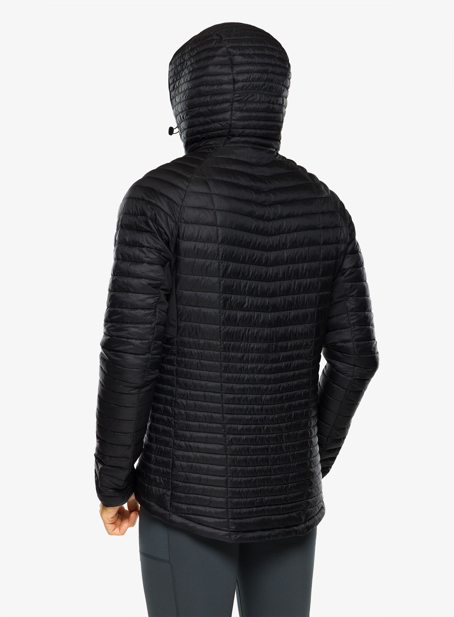 Zateplená bunda Inov-8 Thermoshell Pro Full-Zip - black/green