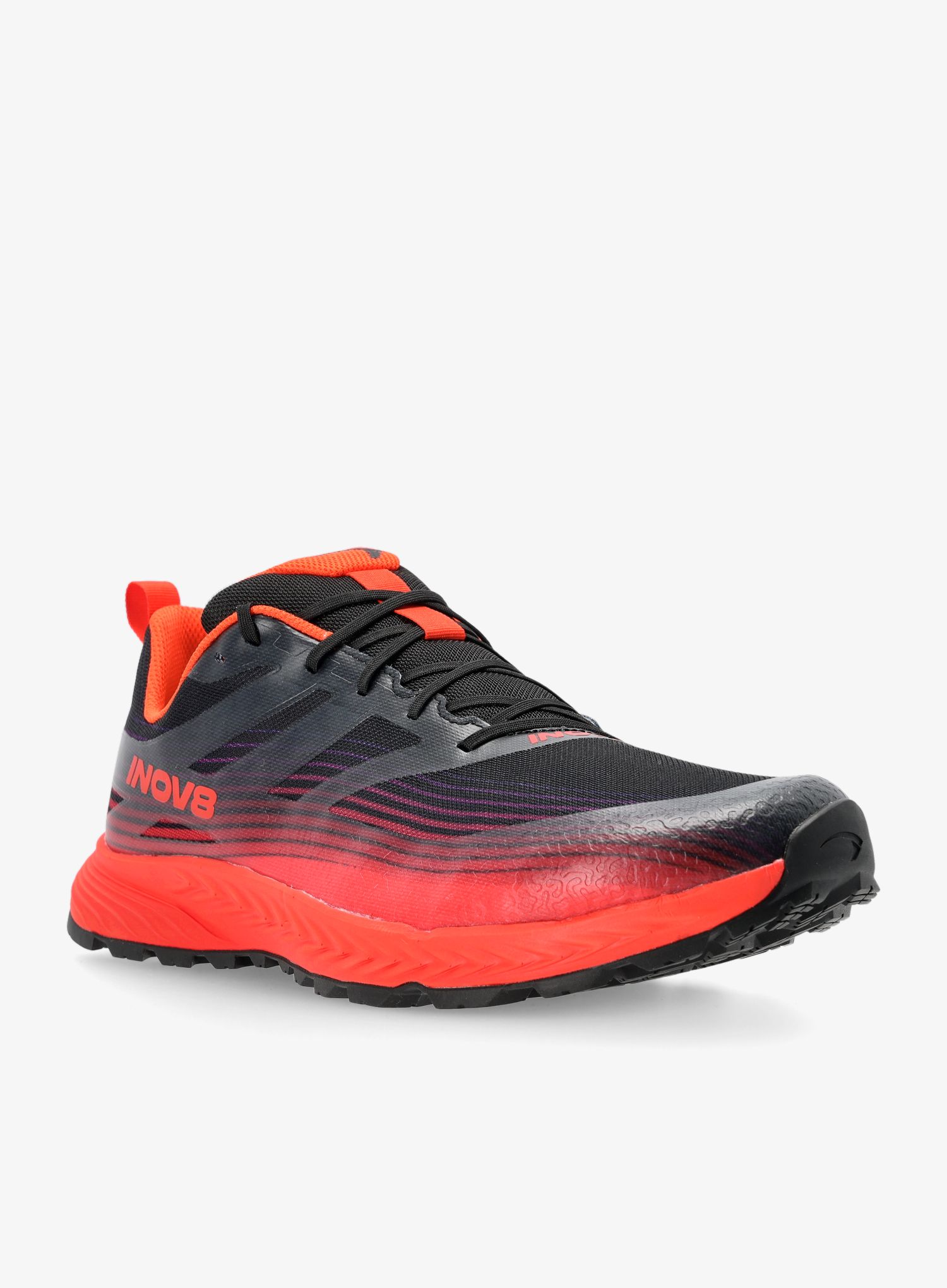 Trailové boty Inov-8 TrailFly Speed Wide - black/fiery red