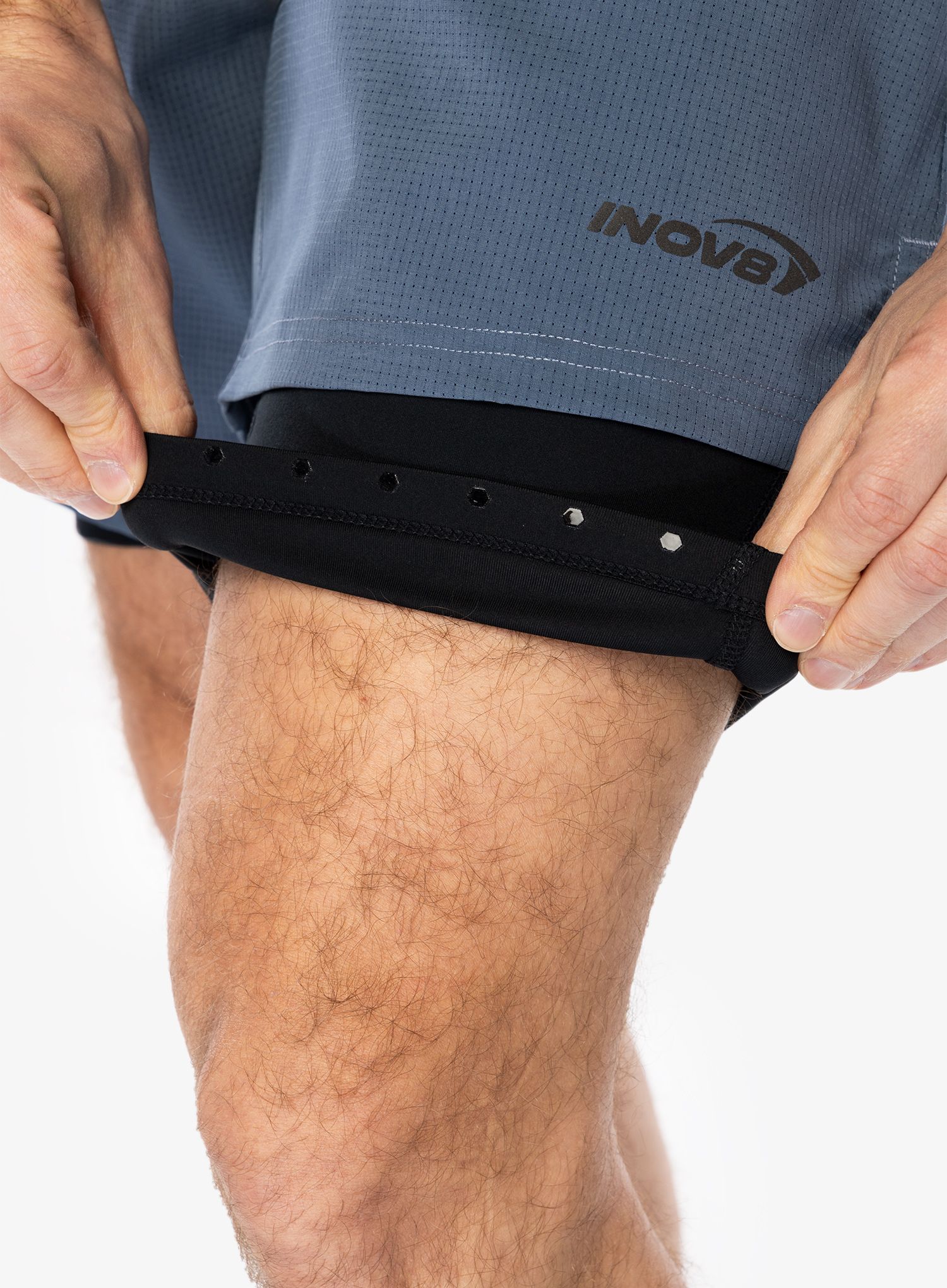 Běžecké kraťasy Inov-8 Trailfly Ultra 7 2in1 Short - slate
