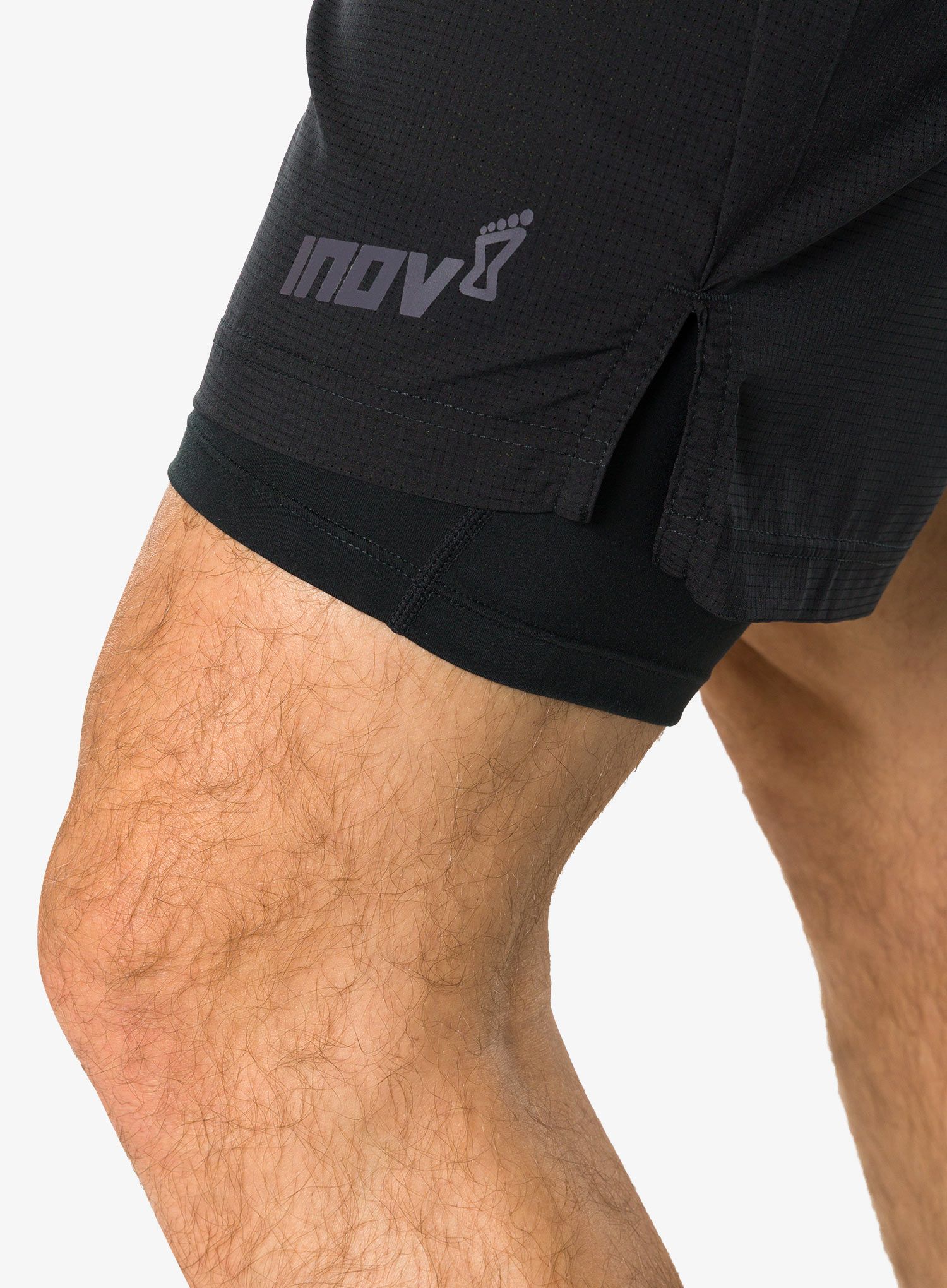 Běžecké kraťasy Inov-8 Trailfly Ultra 7 2in1 Short - black