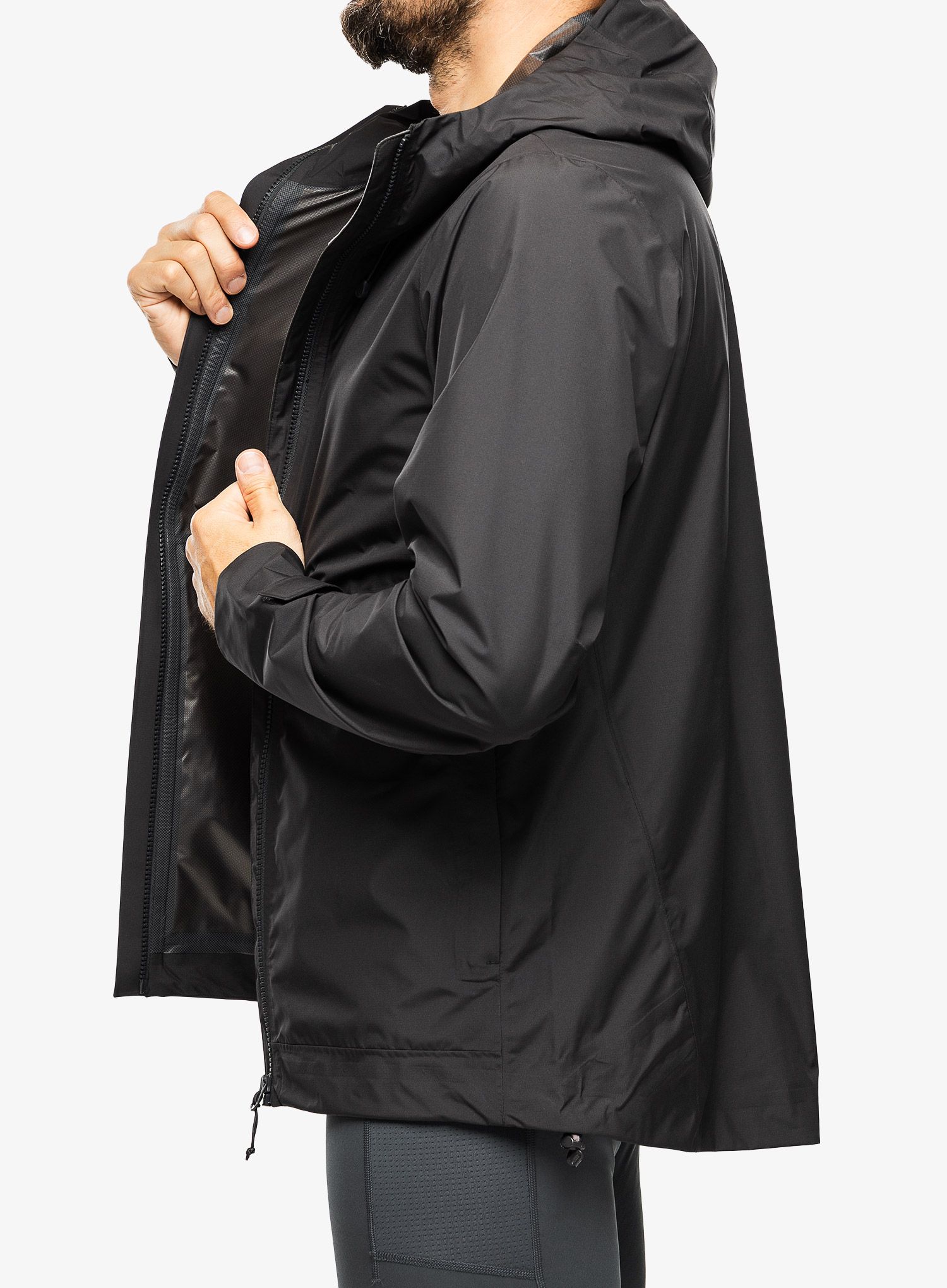 Bunda do deště Inov-8 Trailshell Jacket - graphite