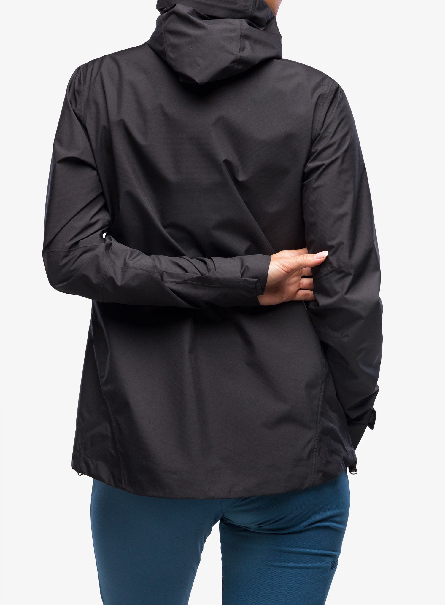 Dámská bunda do deště Inov-8 Trailshell Jacket - graphite/graphite