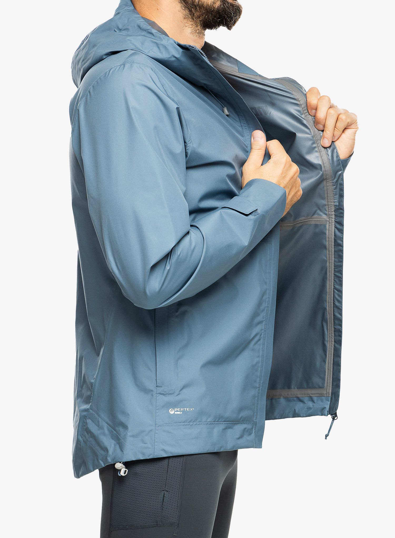 Bunda do deště Inov-8 Trailshell Jacket - slate