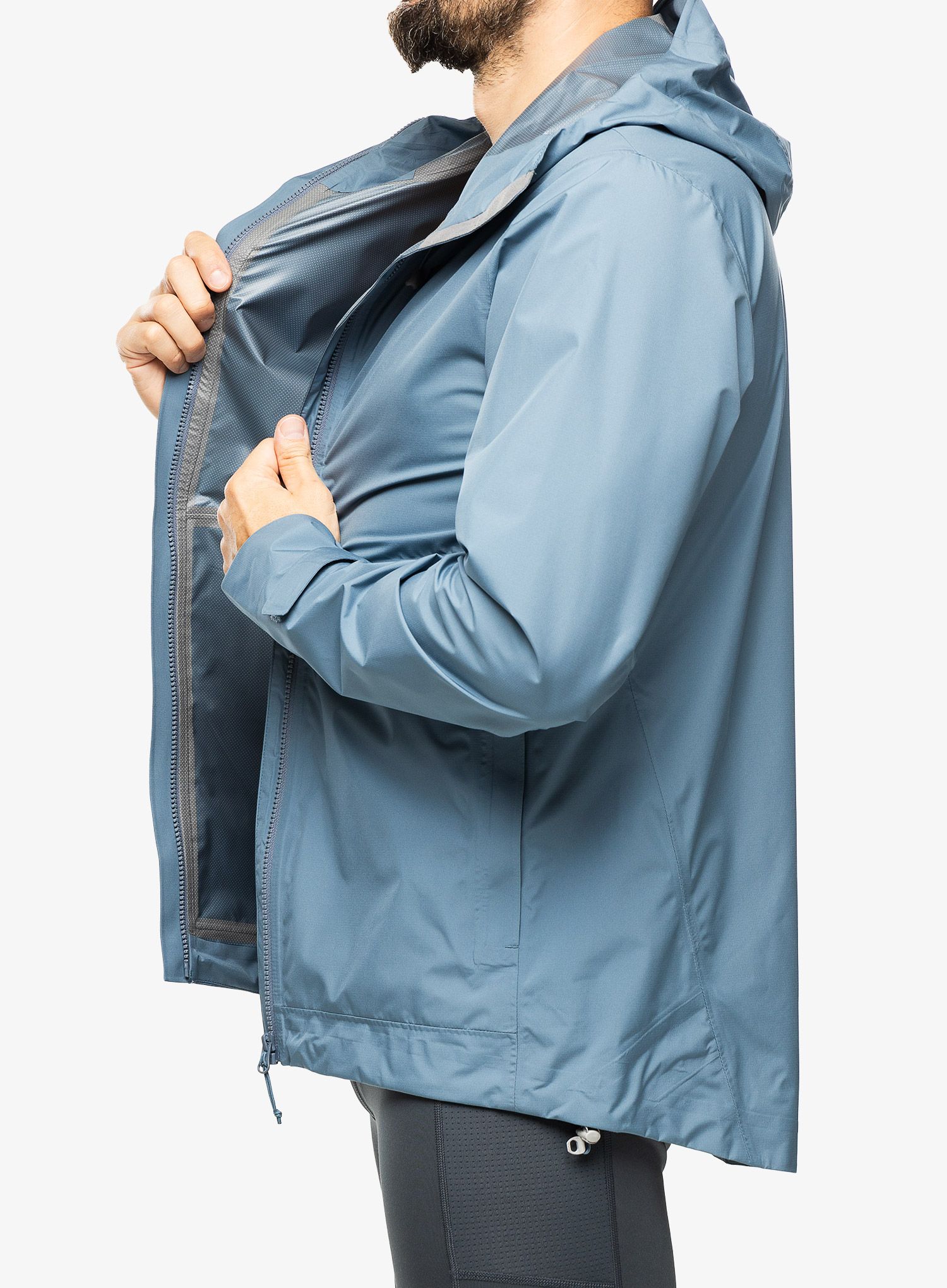 Bunda do deště Inov-8 Trailshell Jacket - slate