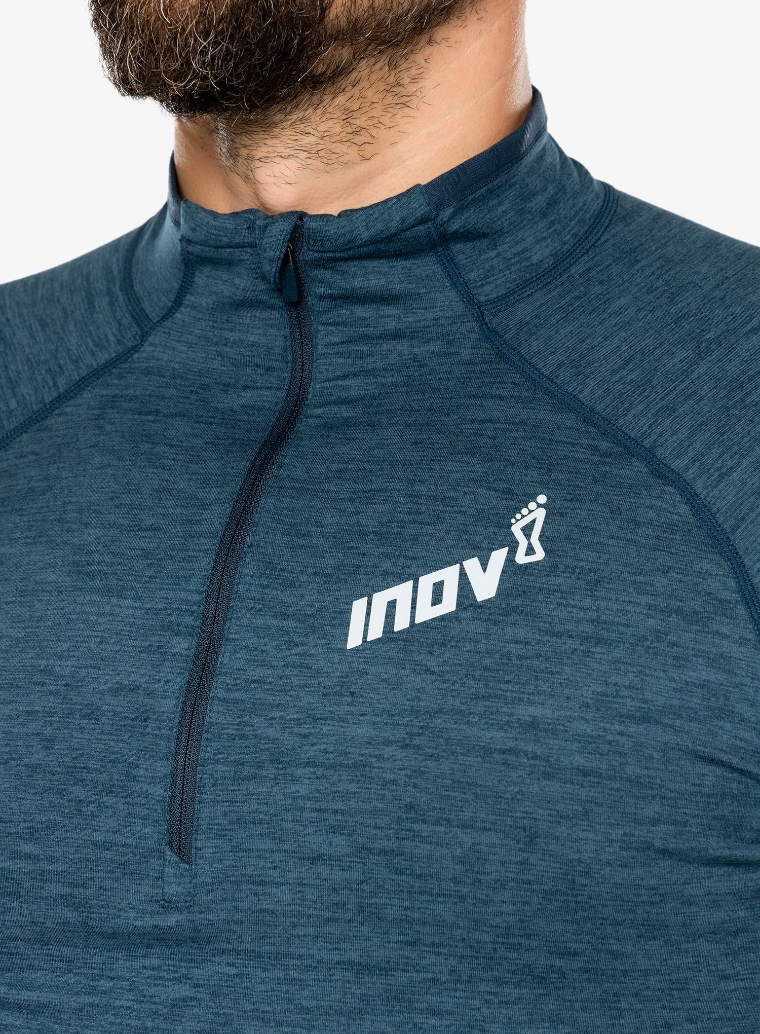 Mikina na běhání Inov-8 Train Elite Mid LSZ - navy