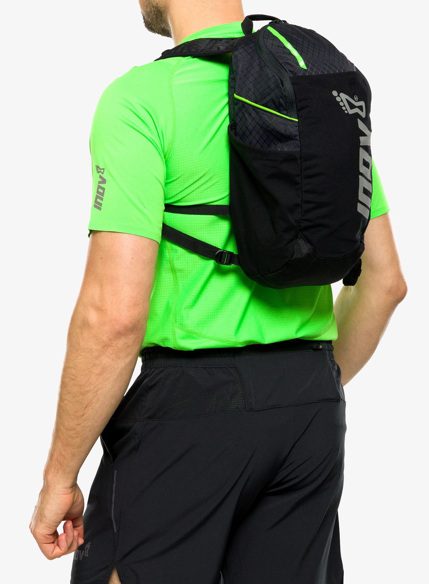 Turistický batoh Inov-8 VentureLite 8 - black/green