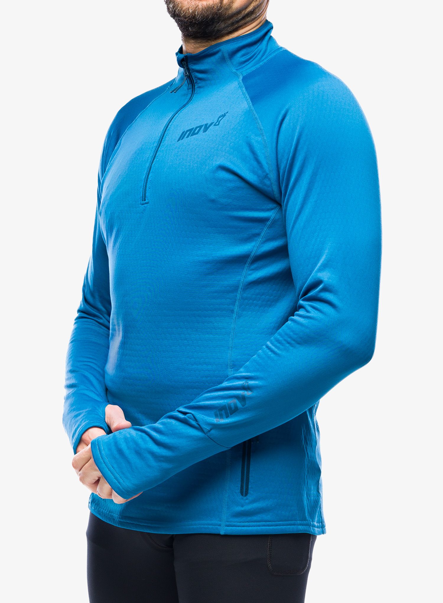 Fleecova mikina Inov-8 VentureLite Mid HZ - blue