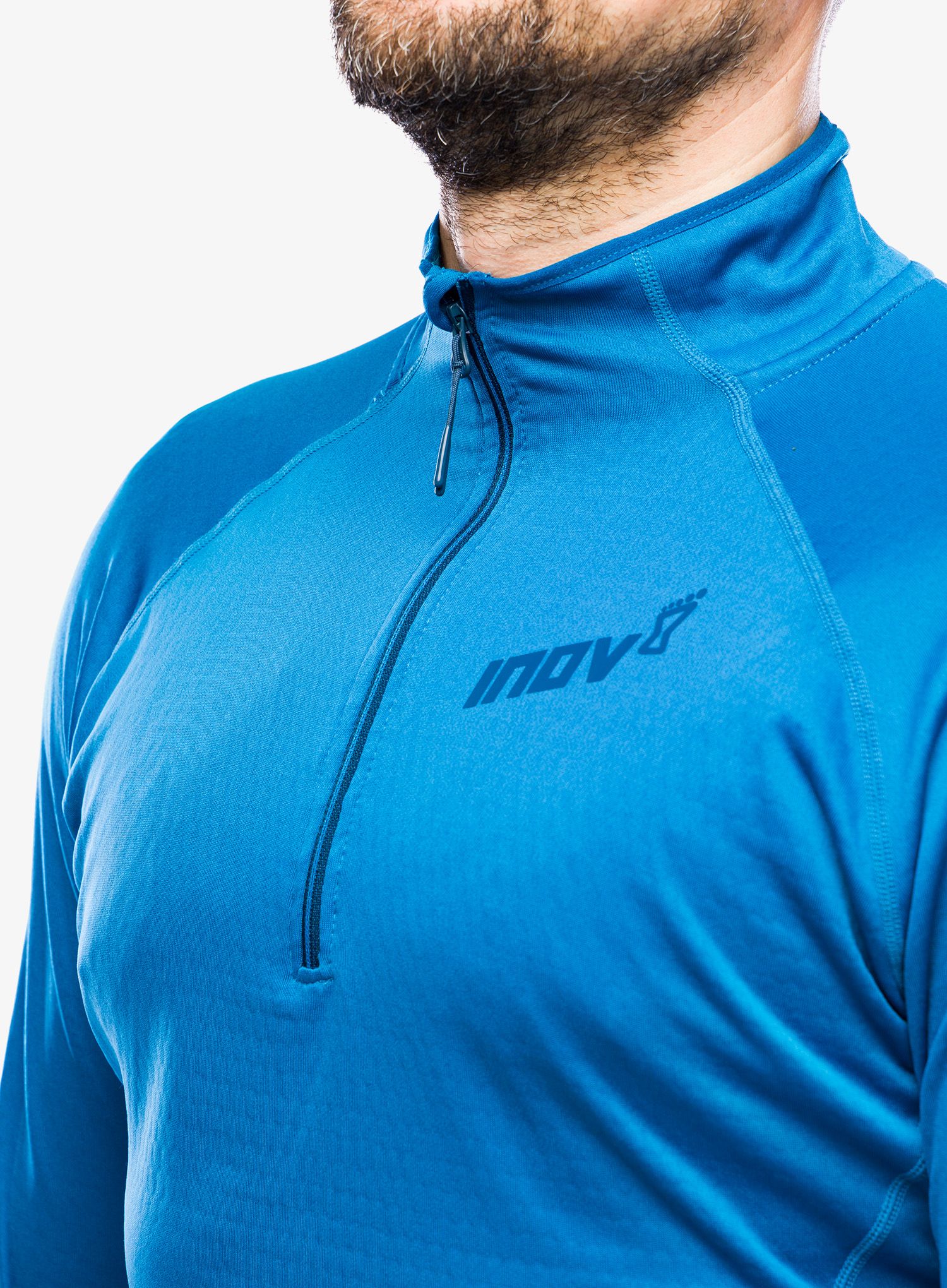 Fleecova mikina Inov-8 VentureLite Mid HZ - blue