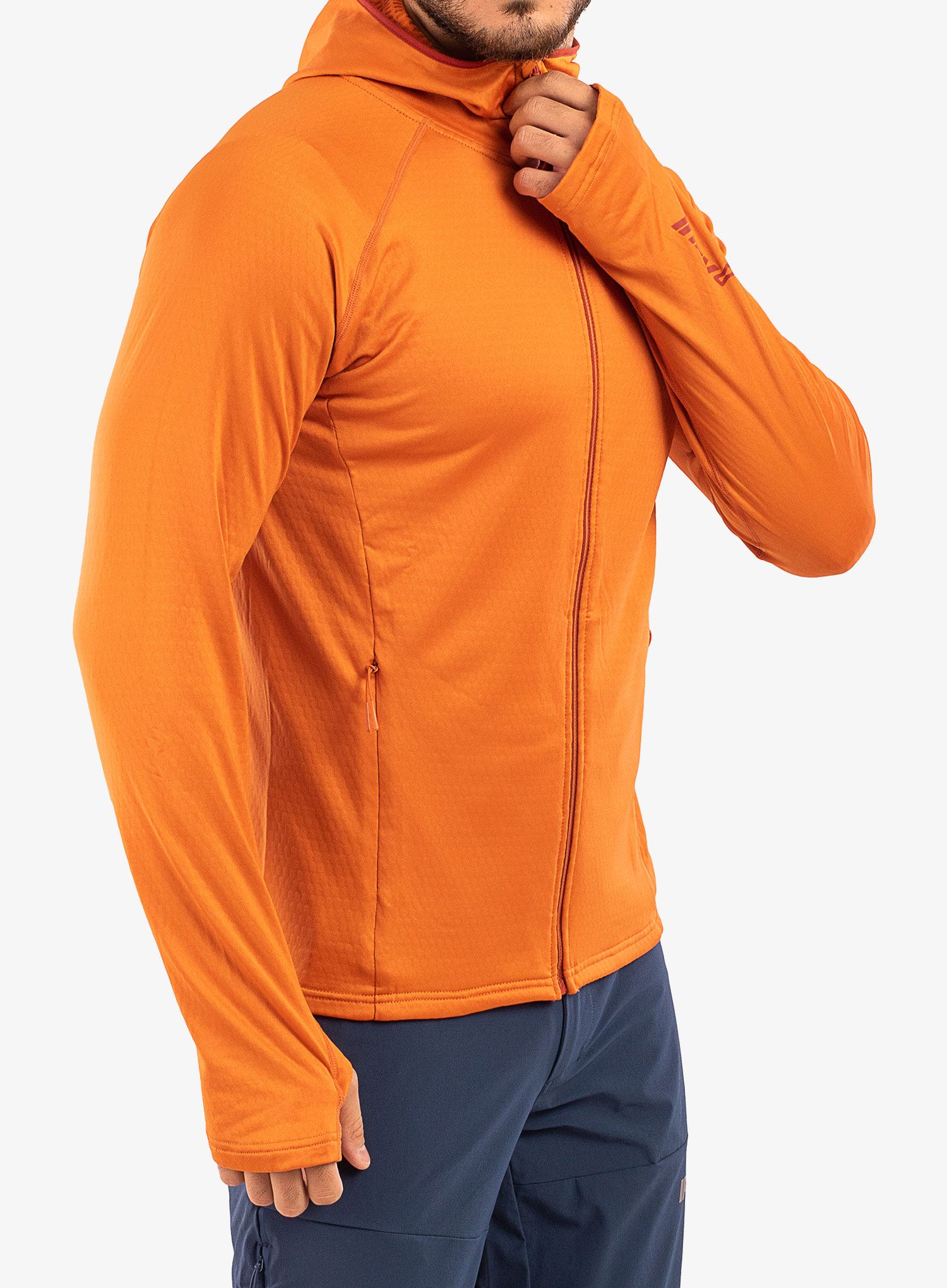 Fleecová mikina Inov-8 Venturelite Mid Hoodie FZ - orange